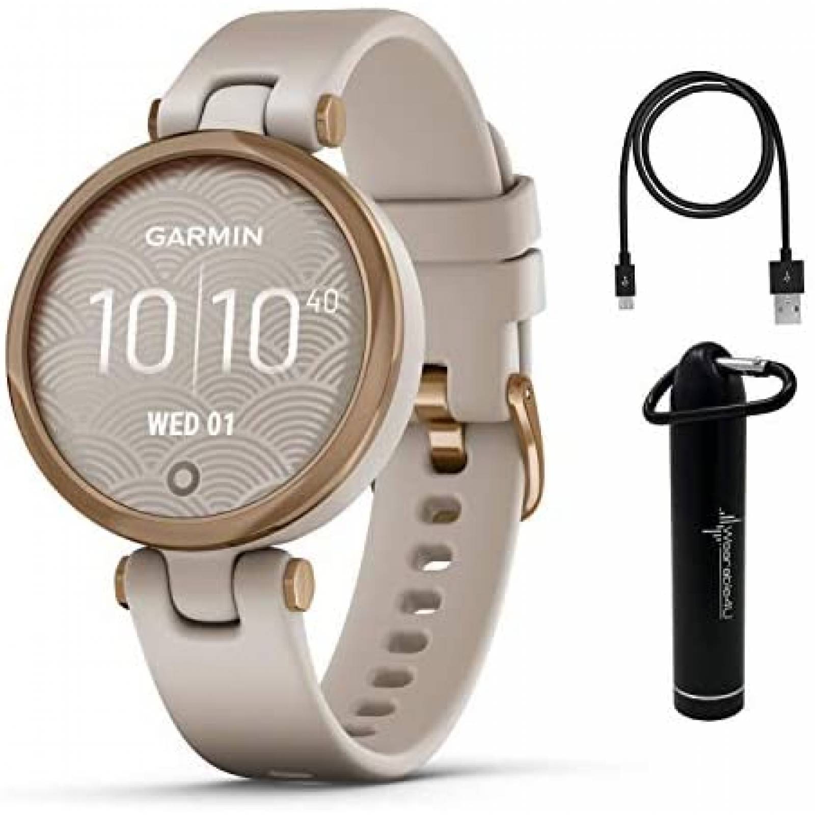 Reloj inteligente Wearable4U Garmin Lily deportivo -Rosa