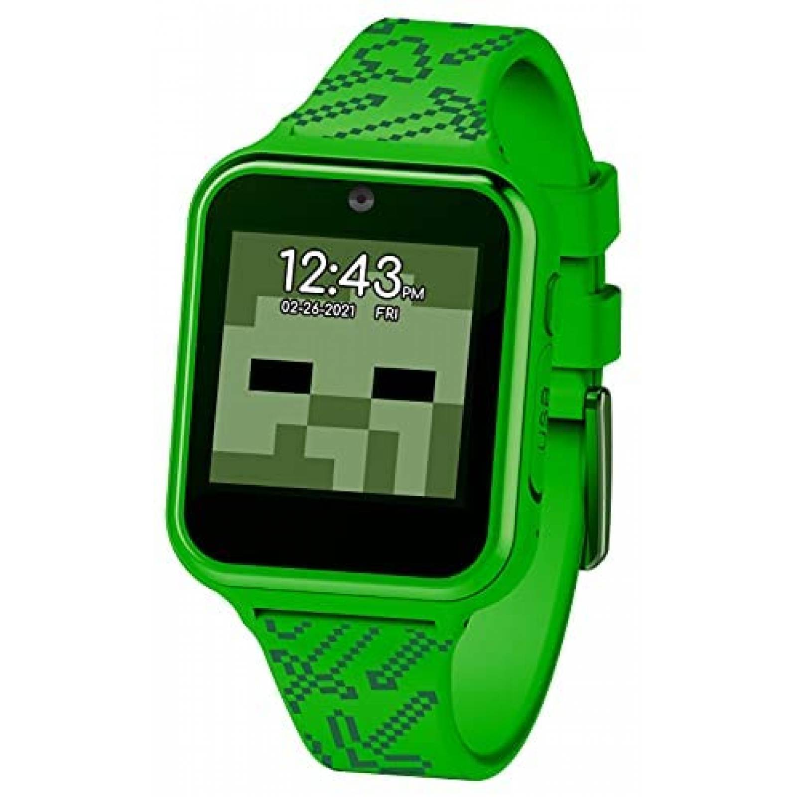 Smartwatch Minecraft MIN4045AZ USB Correa de Silicon -Verde