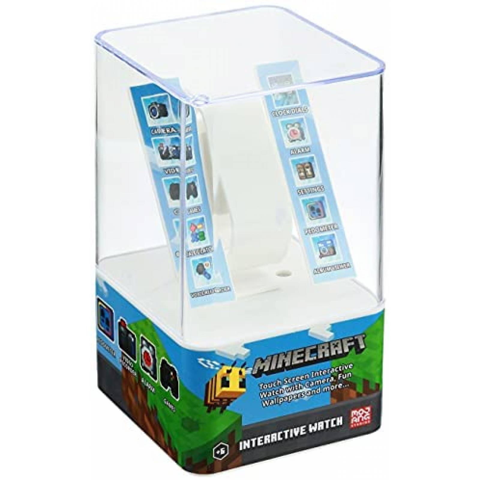 Smartwatch Minecraft MIN4045AZ USB Correa de Silicon -Verde