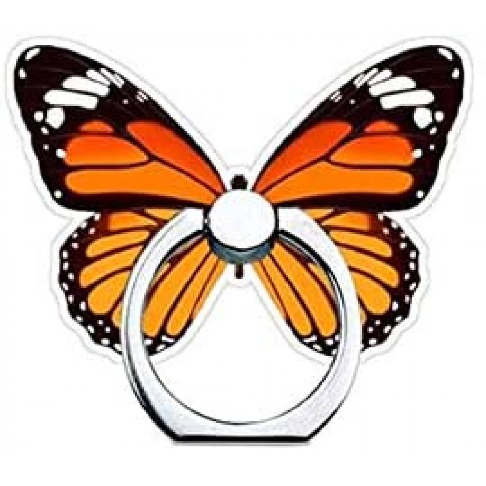 Agarradera para telfono AISIBO Mariposa 360 -Naranja