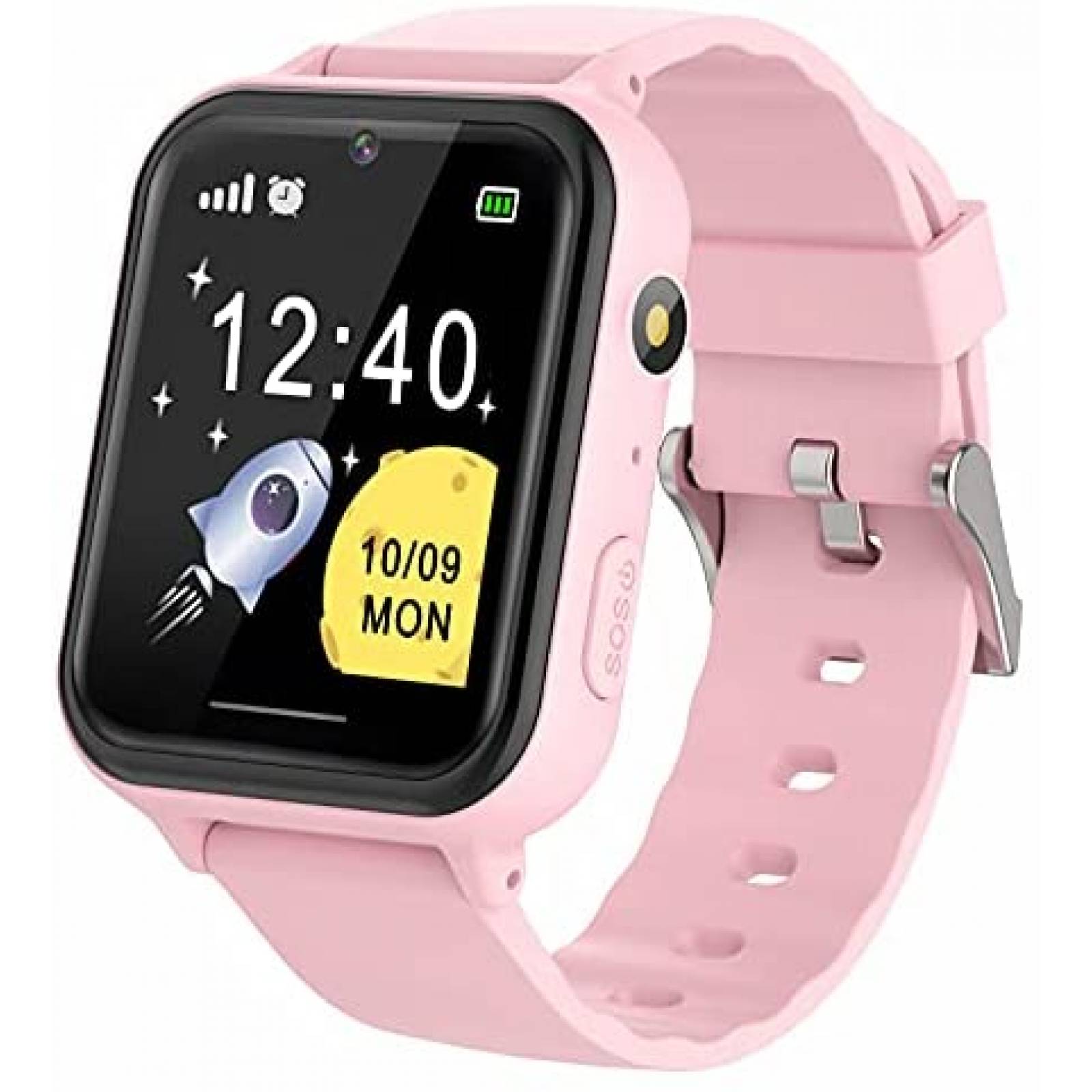 Smart Watch PTHTECHUS Para Nios Pantalla Tactil 1,45''-Rosa