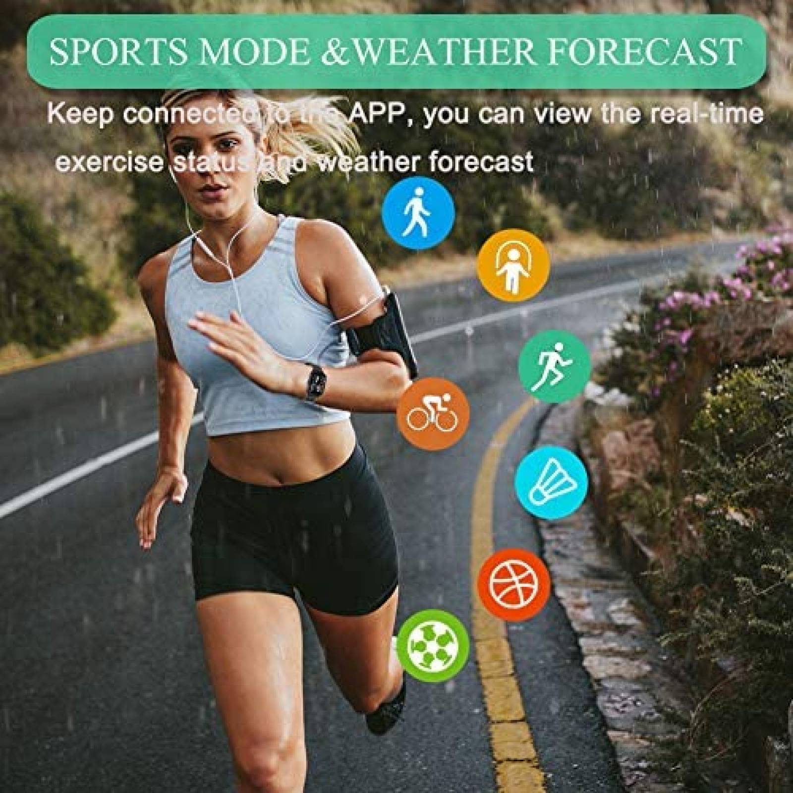 Smart Watch PUBU Pantalla Tactil 1.3'' Bluetooth -Negro