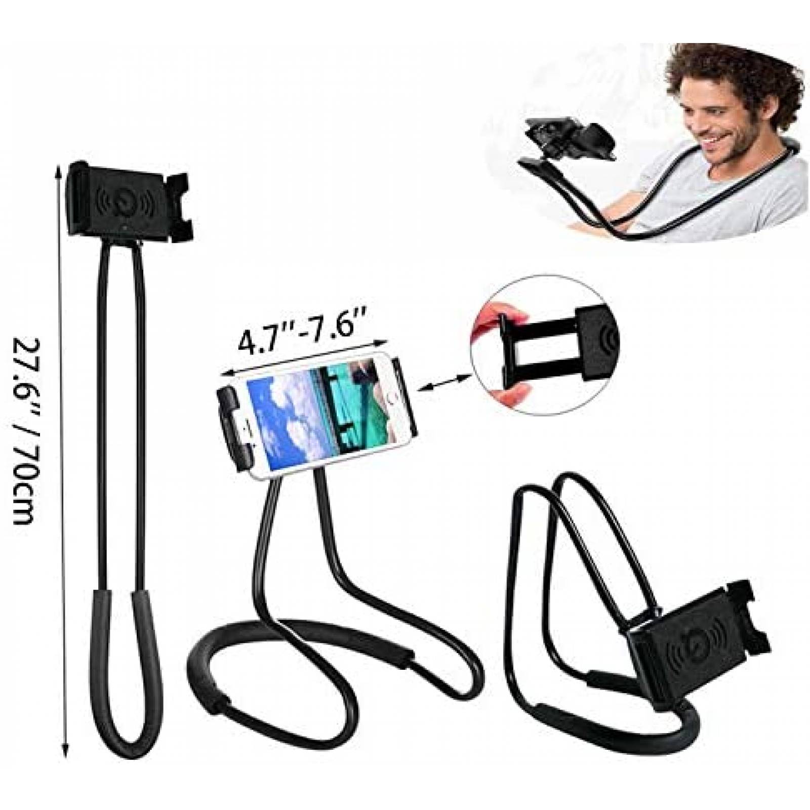 Stand de Cuello Juerly para Celular de 4.7''-7.6 -Negro