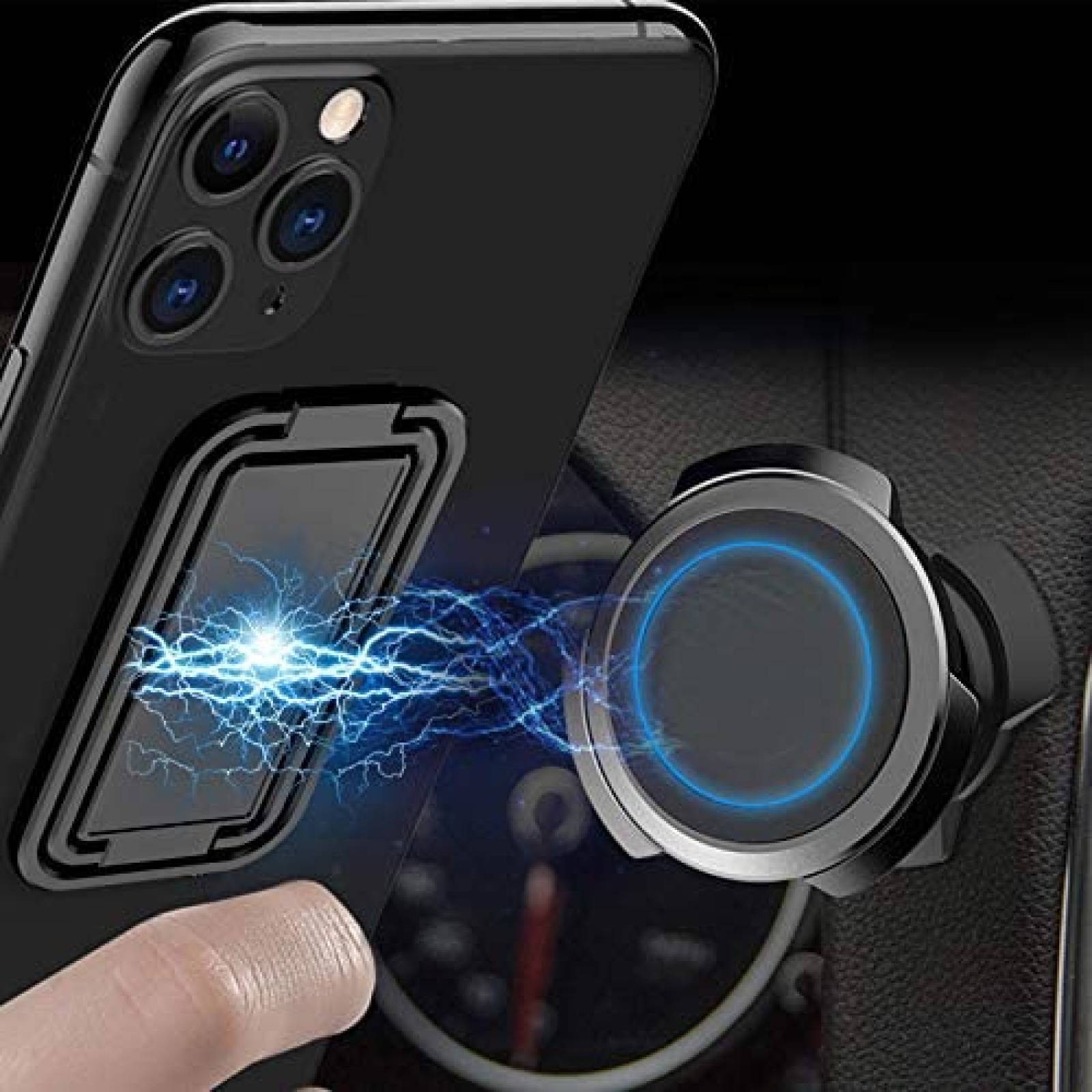 Agarradera para celular CISID stand ultra delgado -Negro