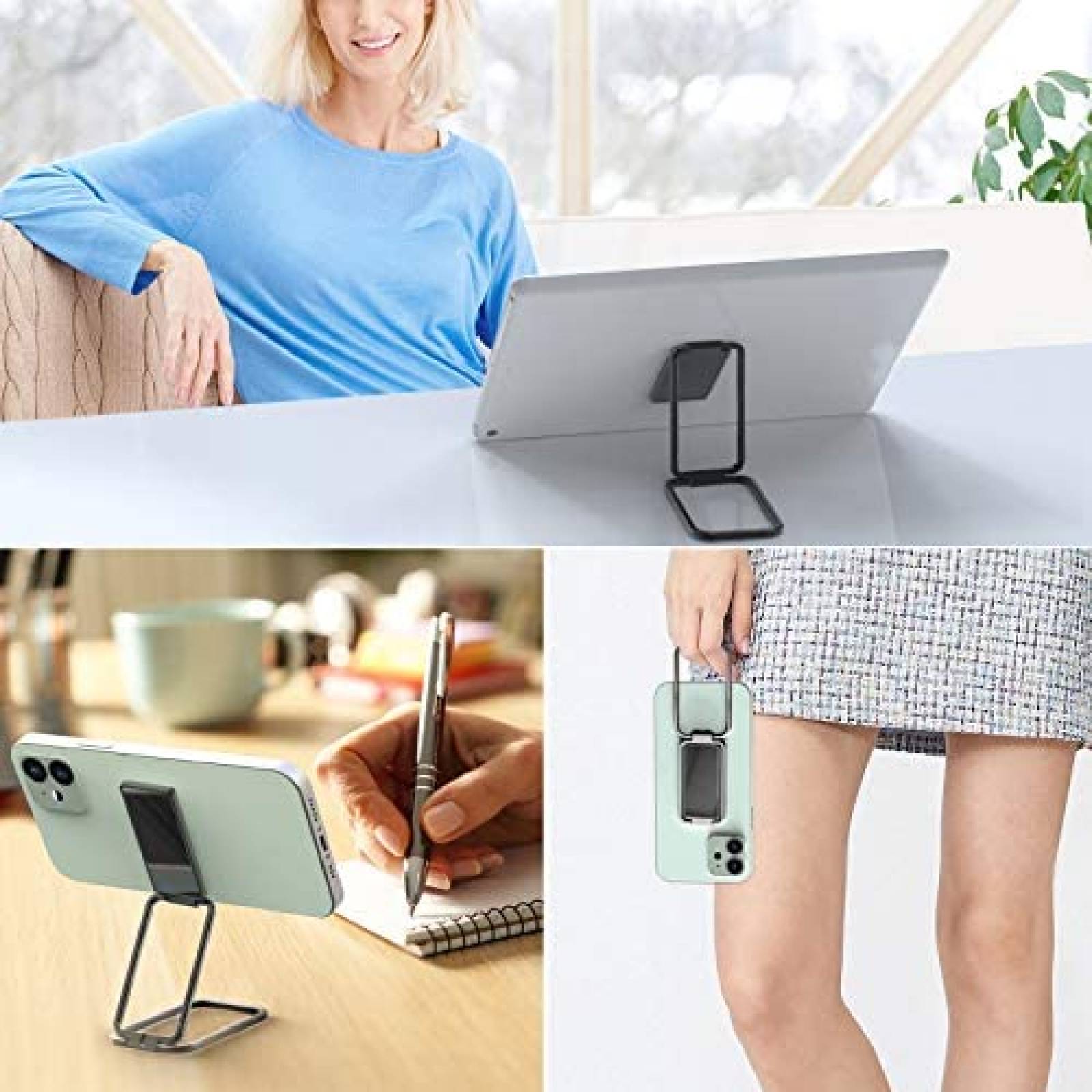 Agarradera para celular CISID stand ultra delgado -Negro