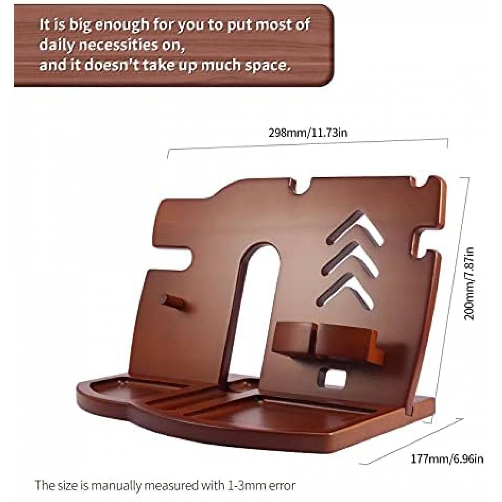 Organizador Foonii De Madera Para Escritorio -Cafe