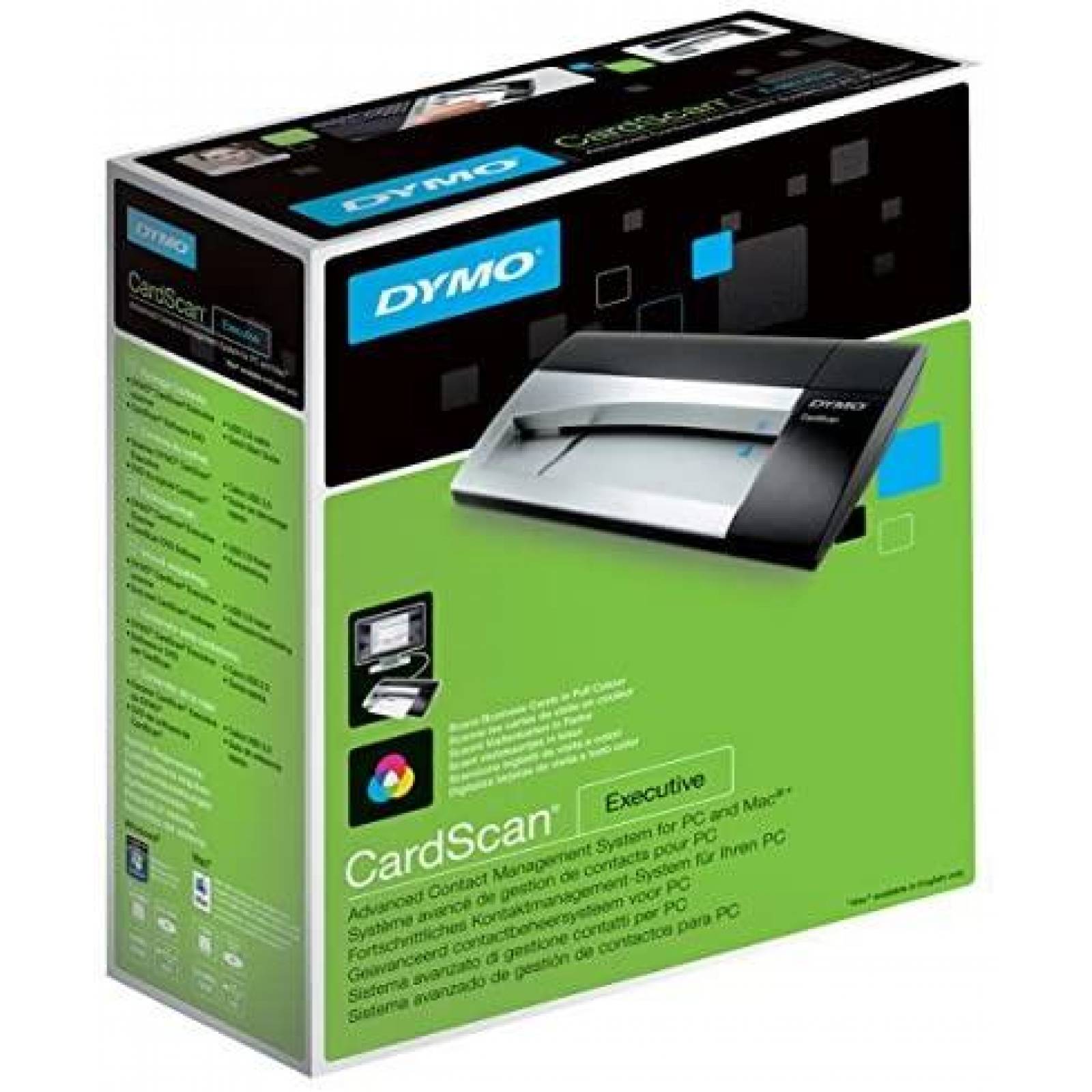 Escaner de Tarjeta DYMO CardScan v9 Para PC o Mac -Negro