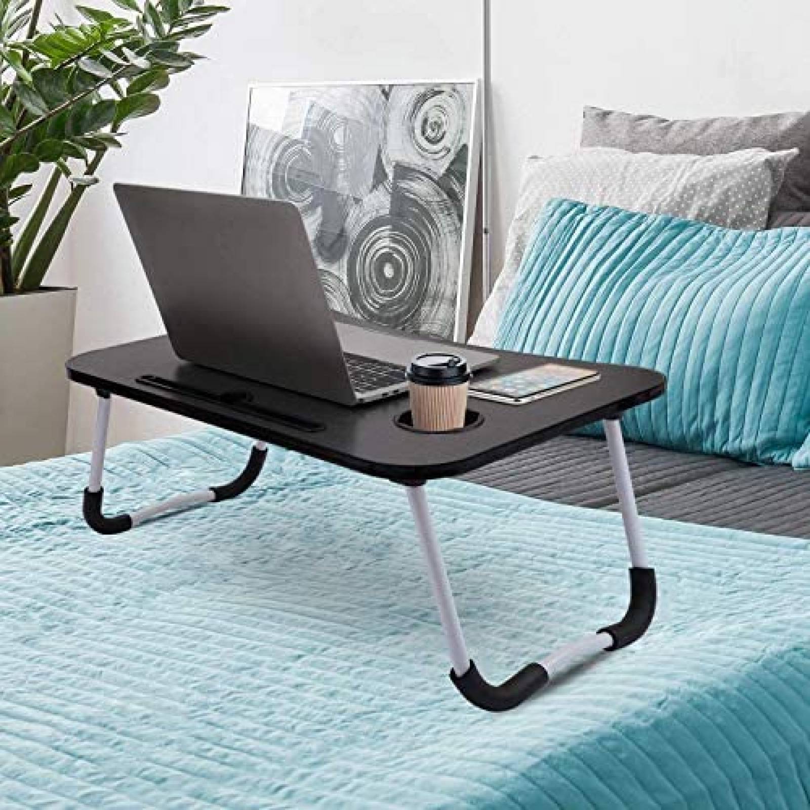 Mesa de trabajo Sorfity Flexible Soporte Tablet cama -Negro