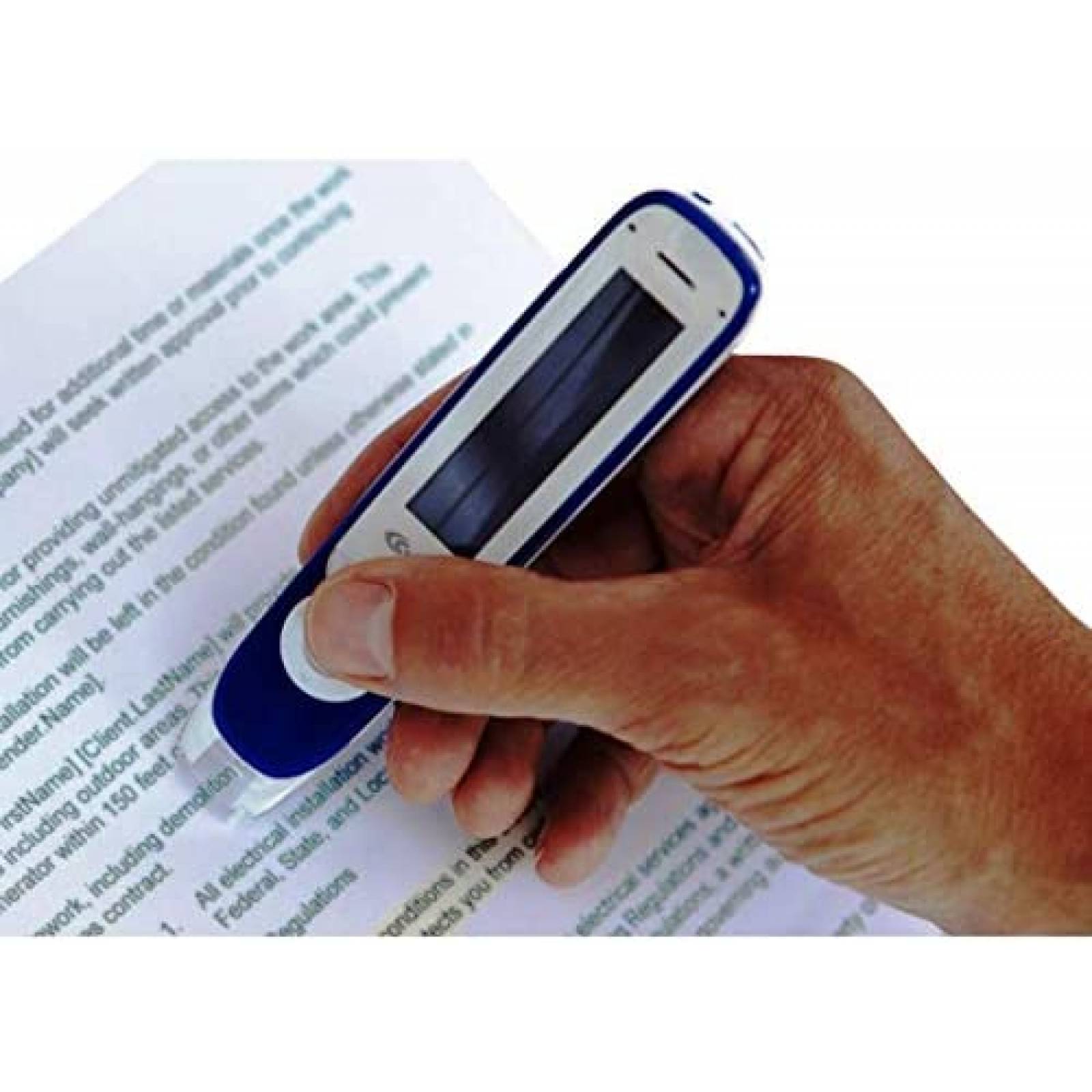 Pluma escner C-pen Lector Texto Ideal para Dislexia Azul