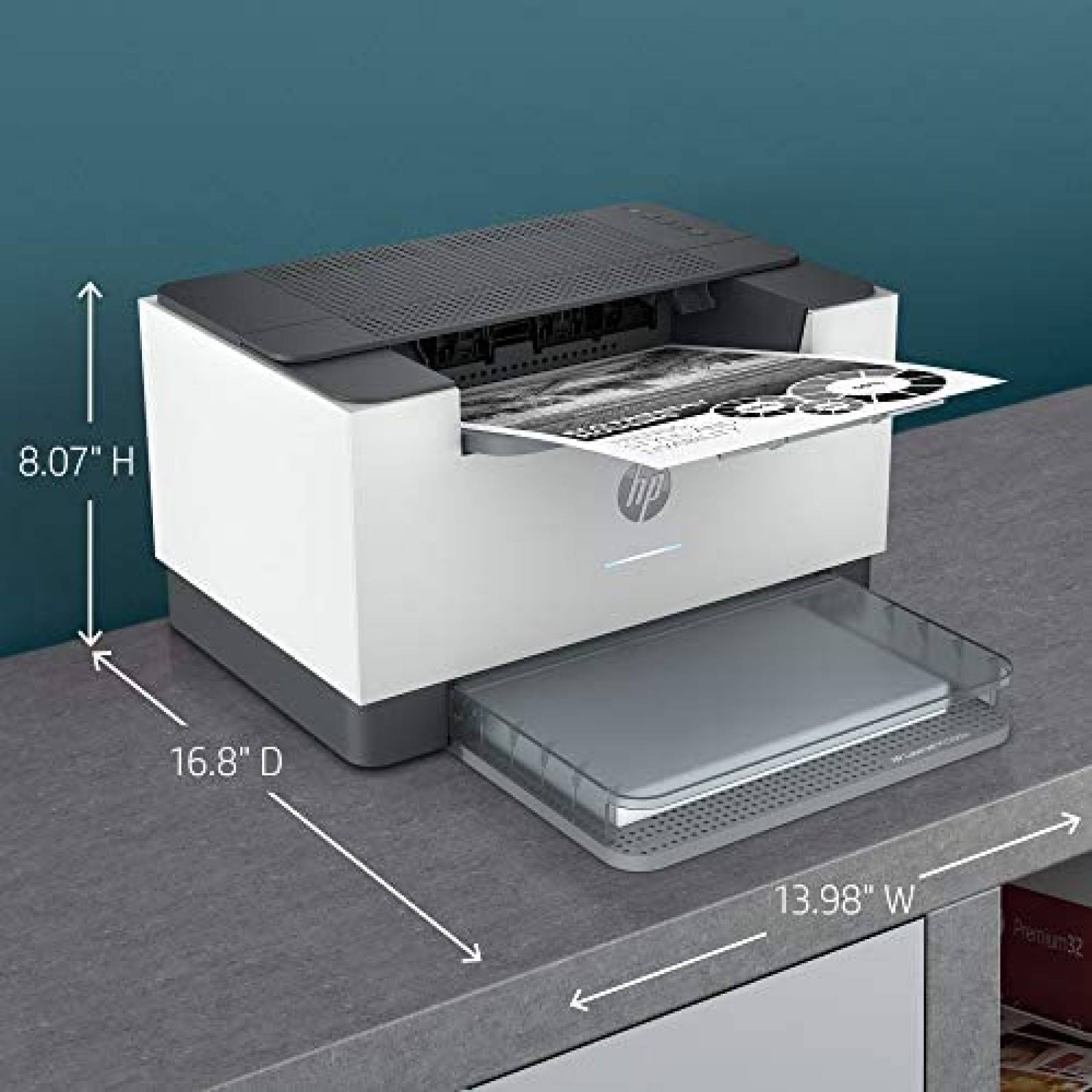 Impresora HP LaserJet M209dw Solo Blanco y Negro -Gris