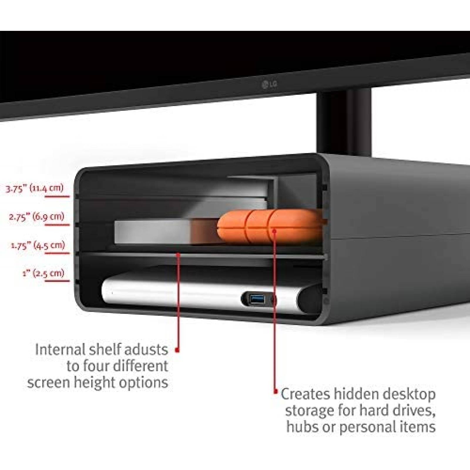Soporte Twelve South HiRise Pro para iMac ajustable