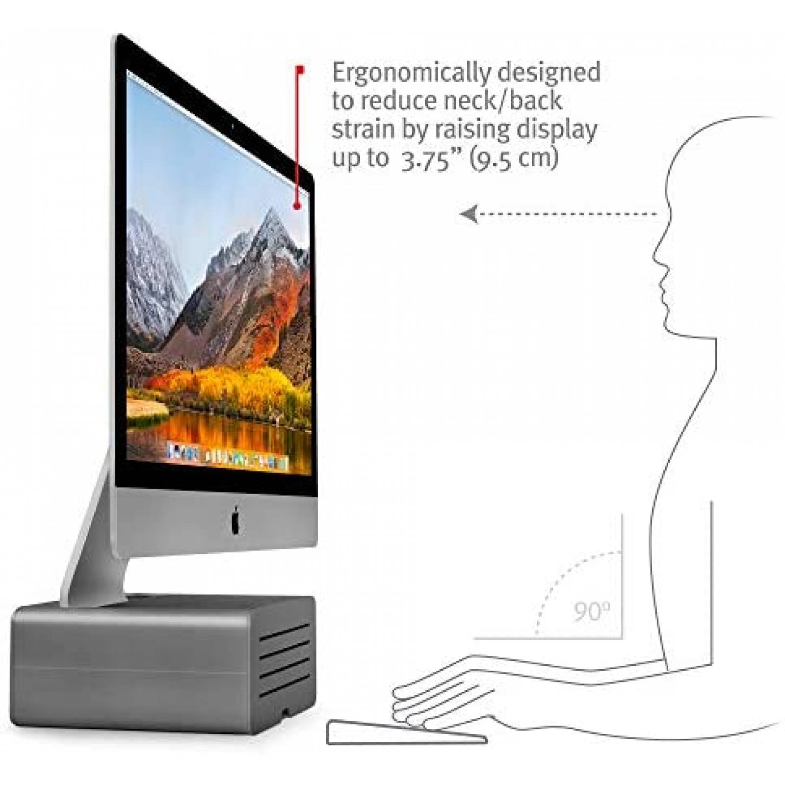 Soporte Twelve South HiRise Pro para iMac ajustable