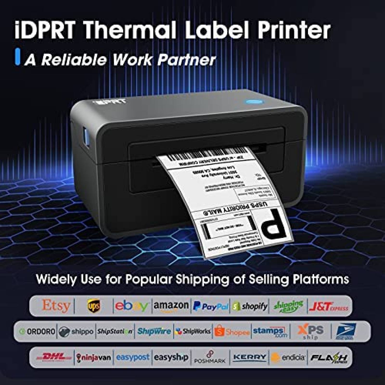 Impresora Ticket iDPRT SP410 Comercial Compatible -Negro