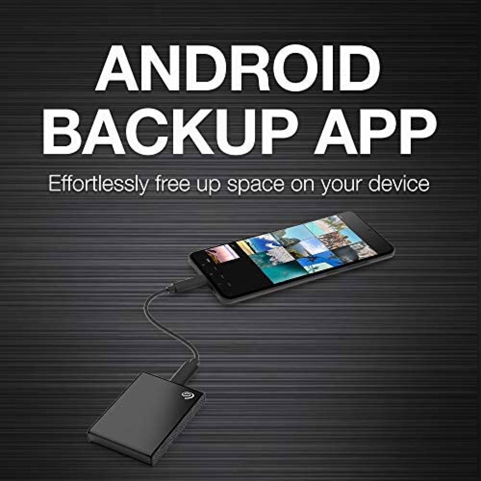 Disco duro externo Seagate One touch 1TB 1030MB/s -Negro