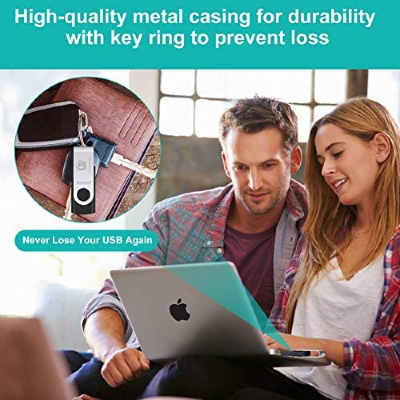 Unidad flash USB YSeaWolf de 2000 GB USB 2.0 -Negro