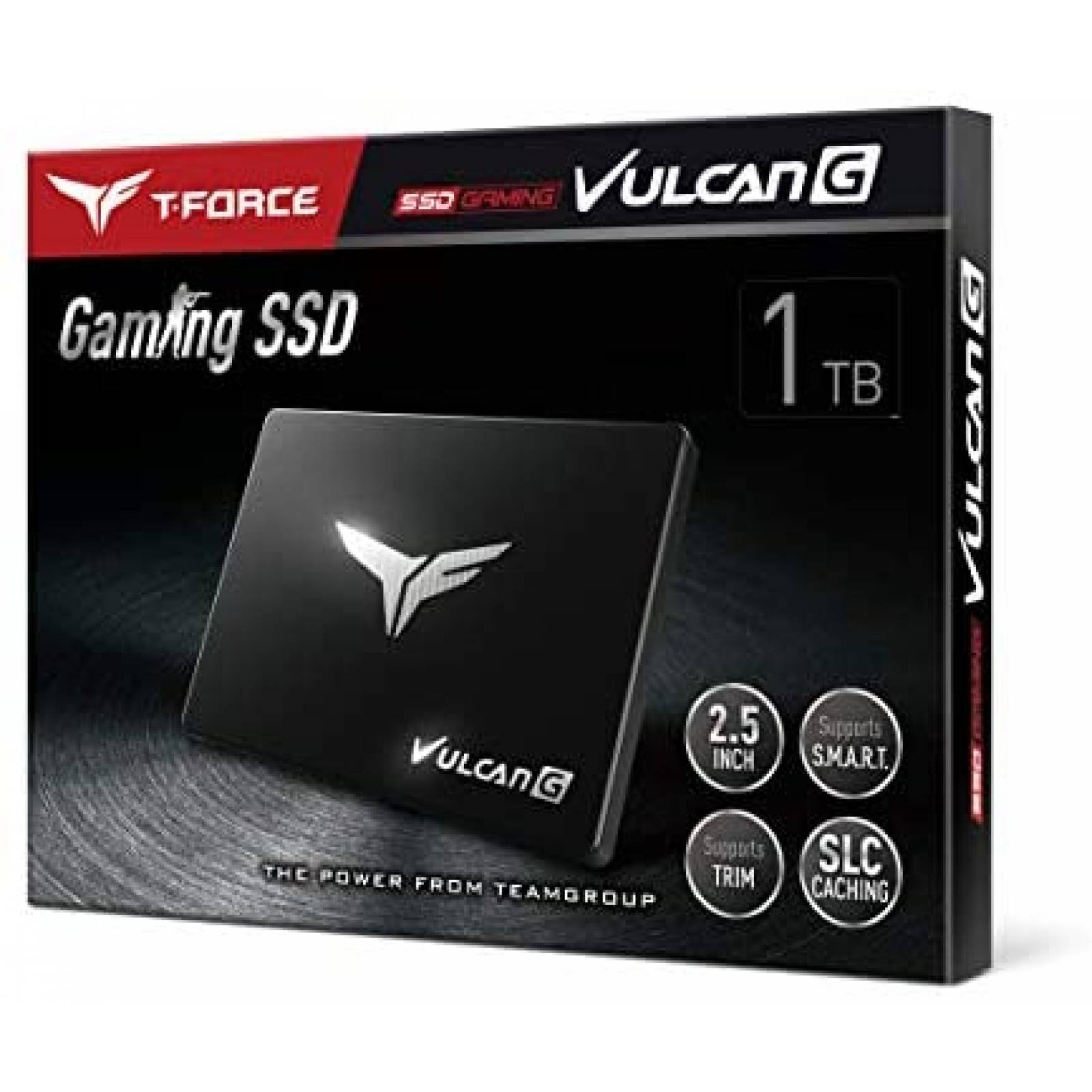 SSD Interno TEAMGROUP T-Force Vulcan G 1TB 550 MB/s -Negro