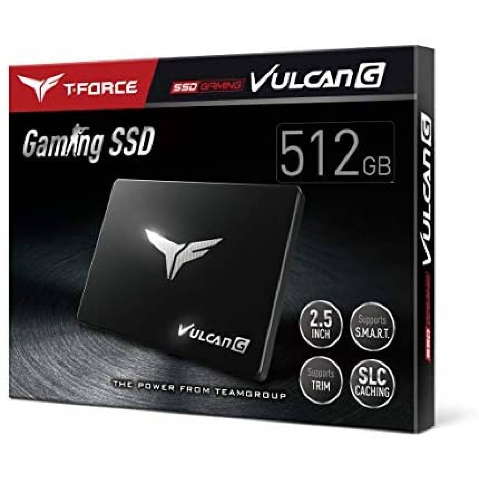 SSD Interno TEAMGROUP T-Force Vulcan G 1TB 550 MB/s -Negro