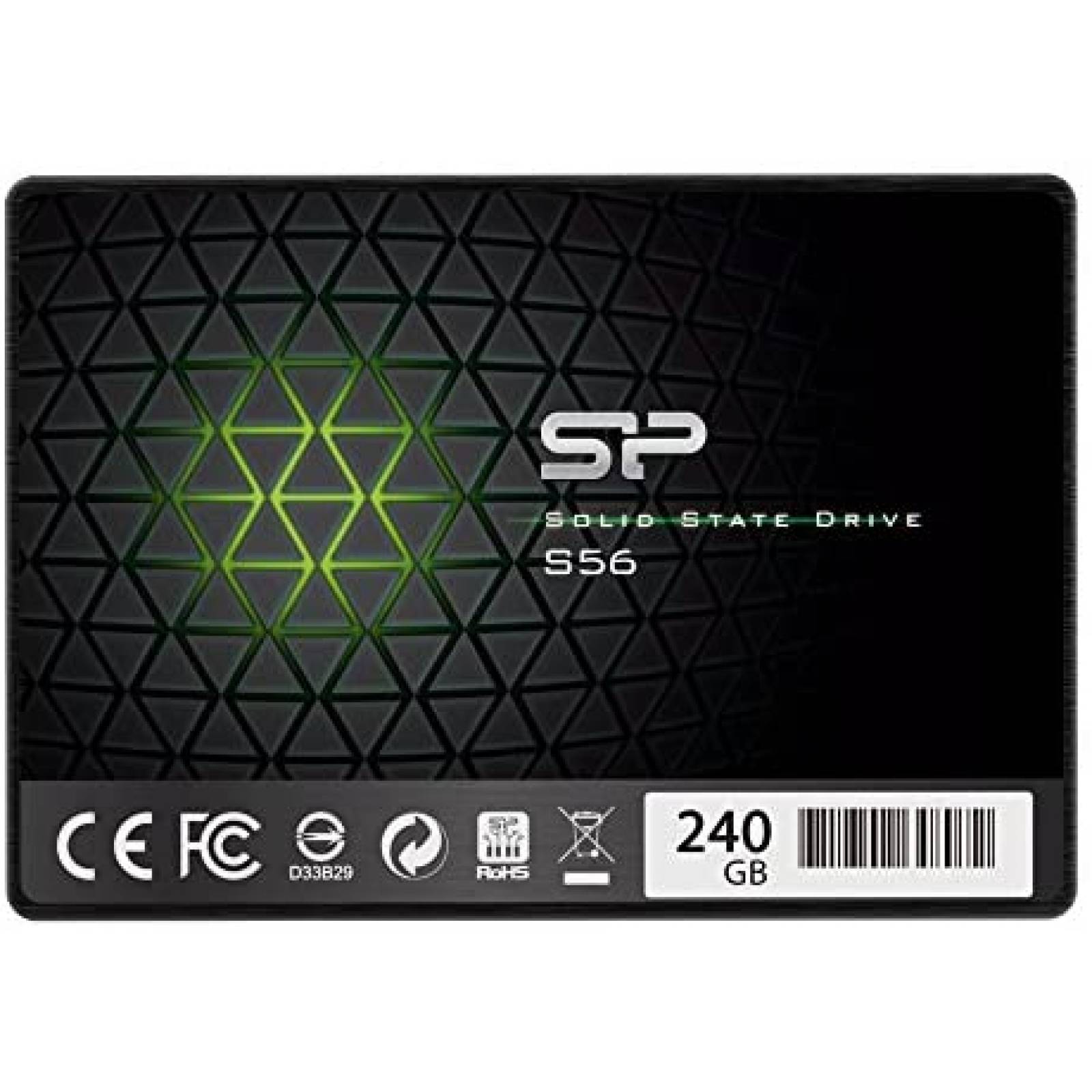 Unidad de Estado Slido Silicon Power 240GB 530Mbps -Negro