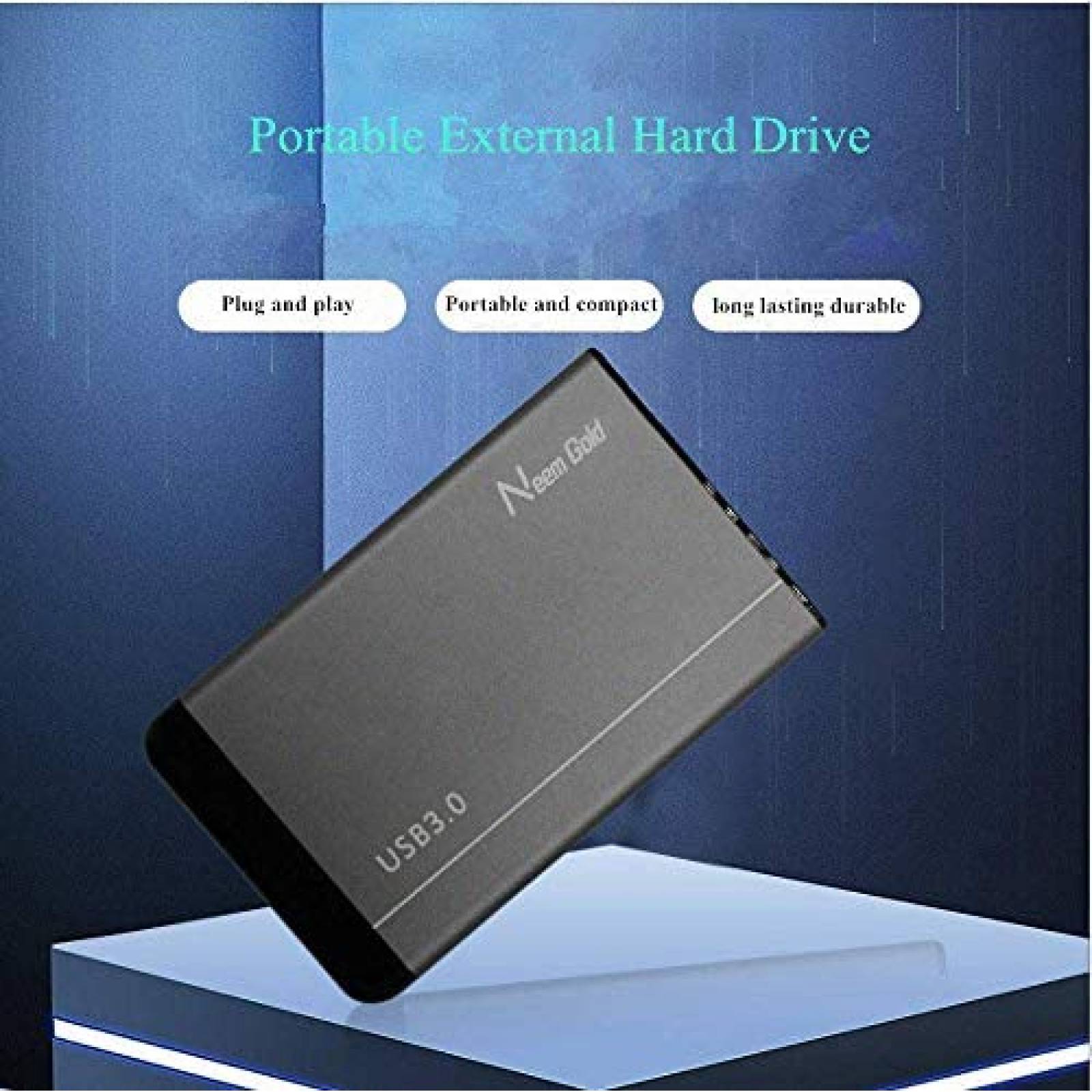 Memoria externa U&D 2.5" Compatible 500GB USB3.0 -Gris