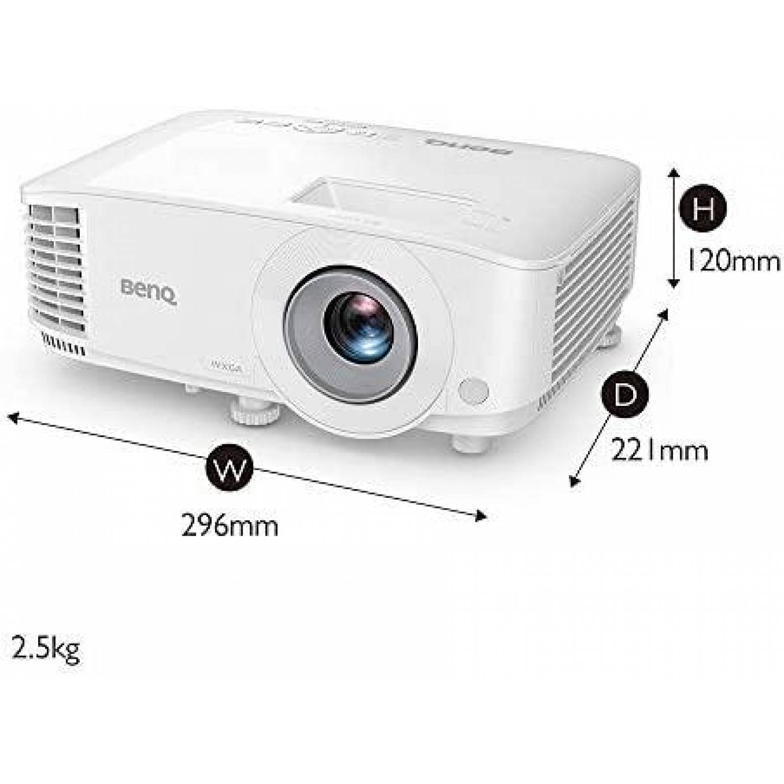 Proyector BenQ 4000 Lmenes Radio de 20000:1 -Blanco