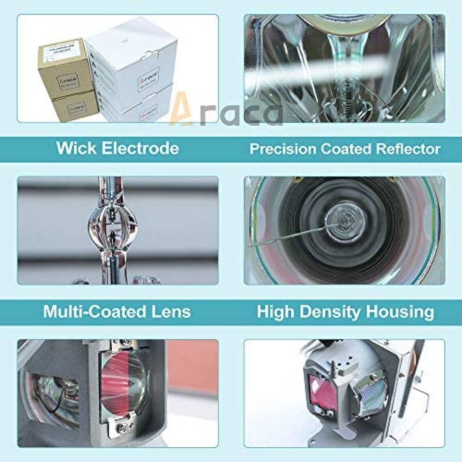 Lampara de Proyector Araca BL-FP240G de OPTOMA HD143X -Gris