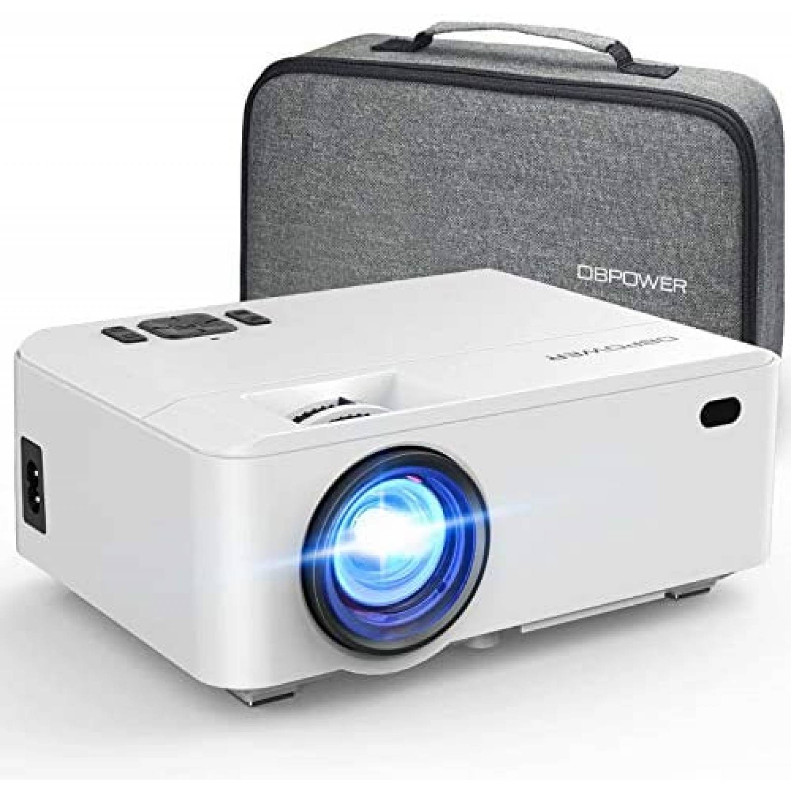 Proyector DBPOWER Mini Porttil 1080p 5500 luxes de 200"