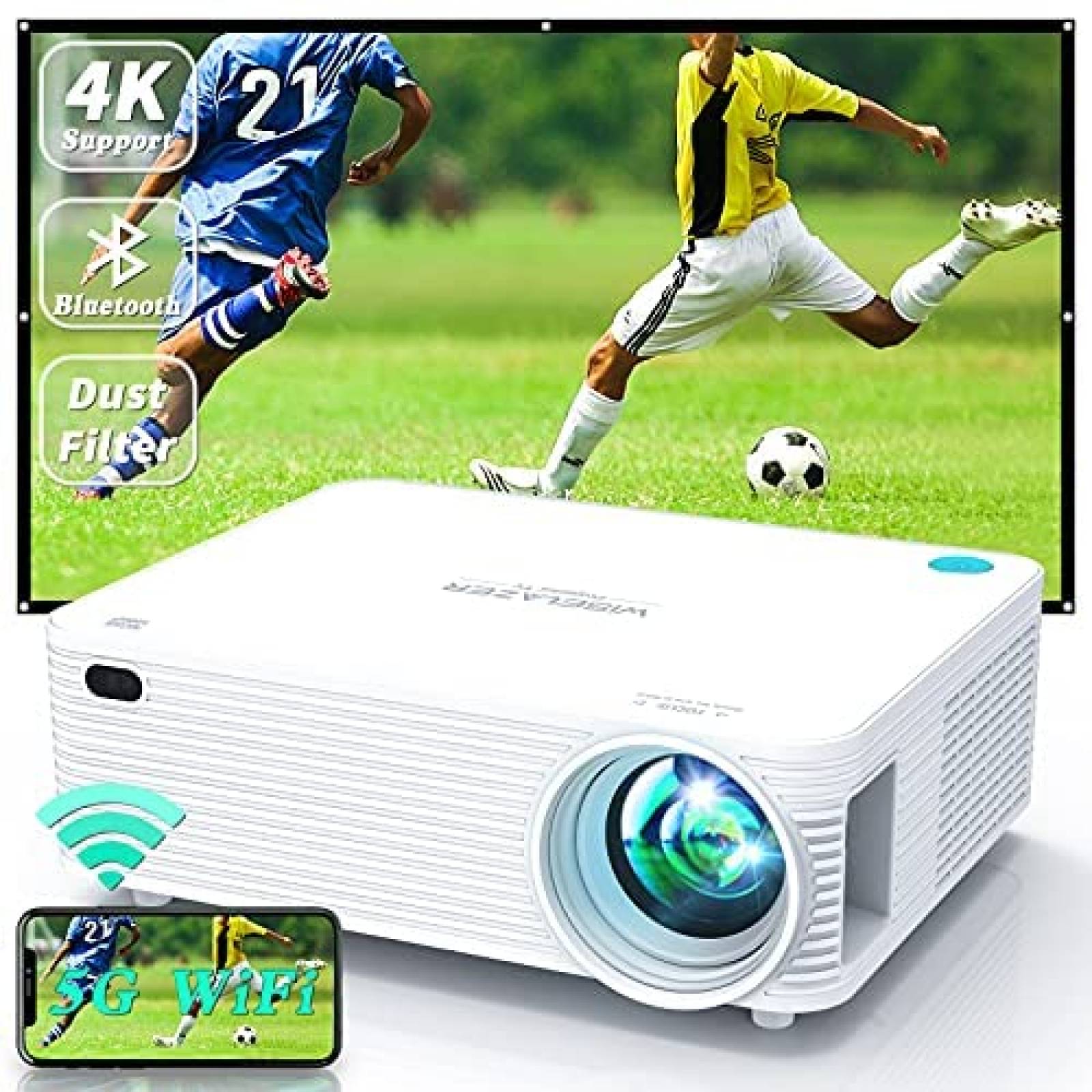 Proyector WISELAZER A30 WiFi Bluetooth 4K compatible