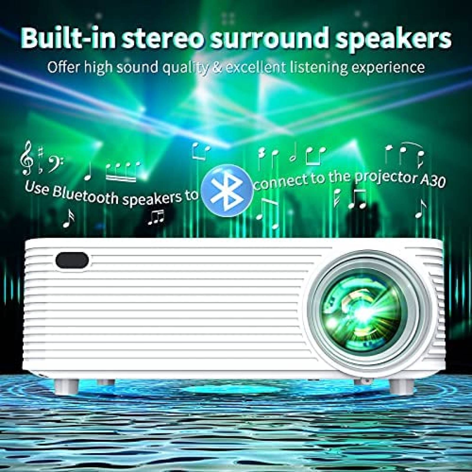 Proyector WISELAZER A30 WiFi Bluetooth 4K compatible