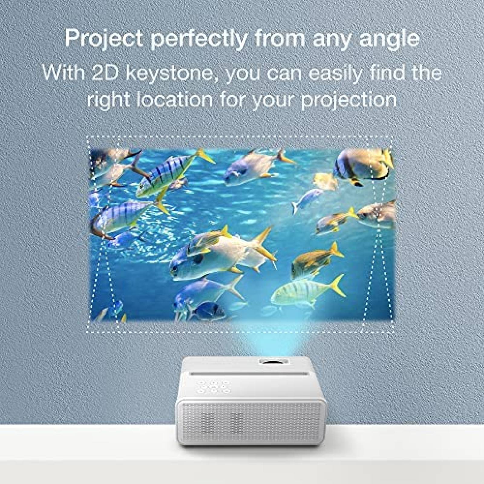 Proyector EZCast Beam H3 5GHz 1080p de 10600 Lumenes -Gris