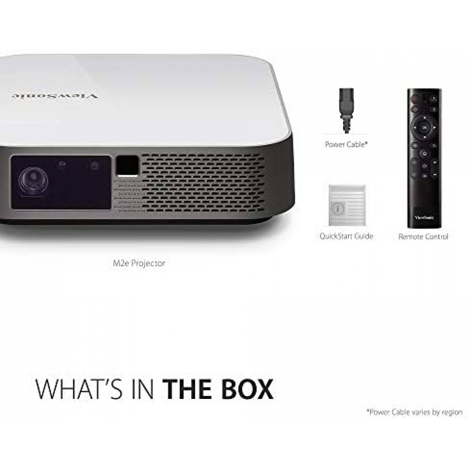 Proyector ViewSonic M2E Smart 1080P Porttil 1000 Lumens