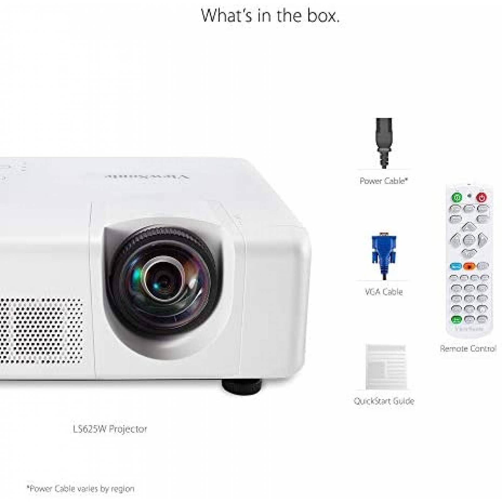 Proyector ViewSonic LS625W 3200 Lumens WXGA Zoom Fijo