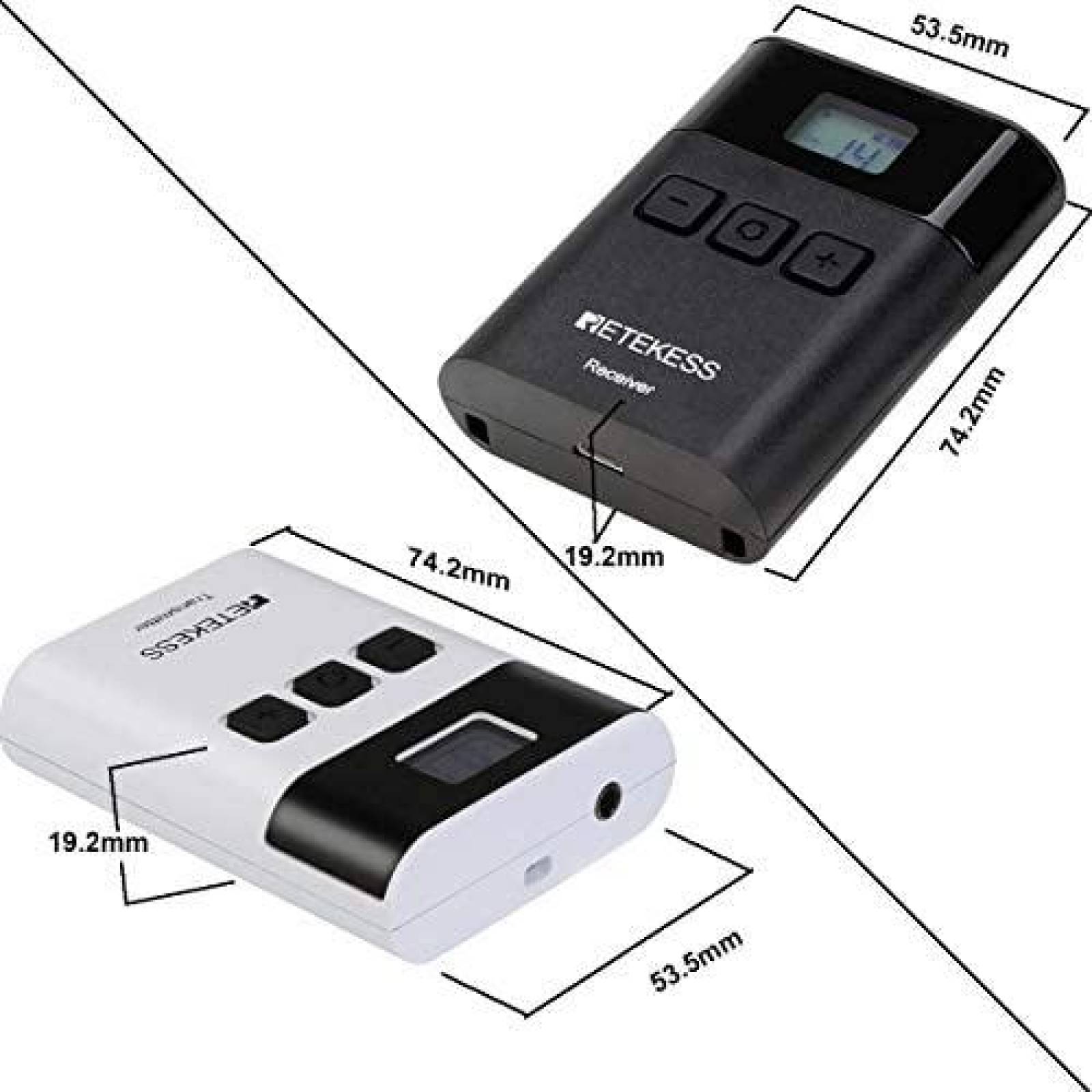 Audio transmisor Retekess FF9488A-F9488BX5 5 receptores