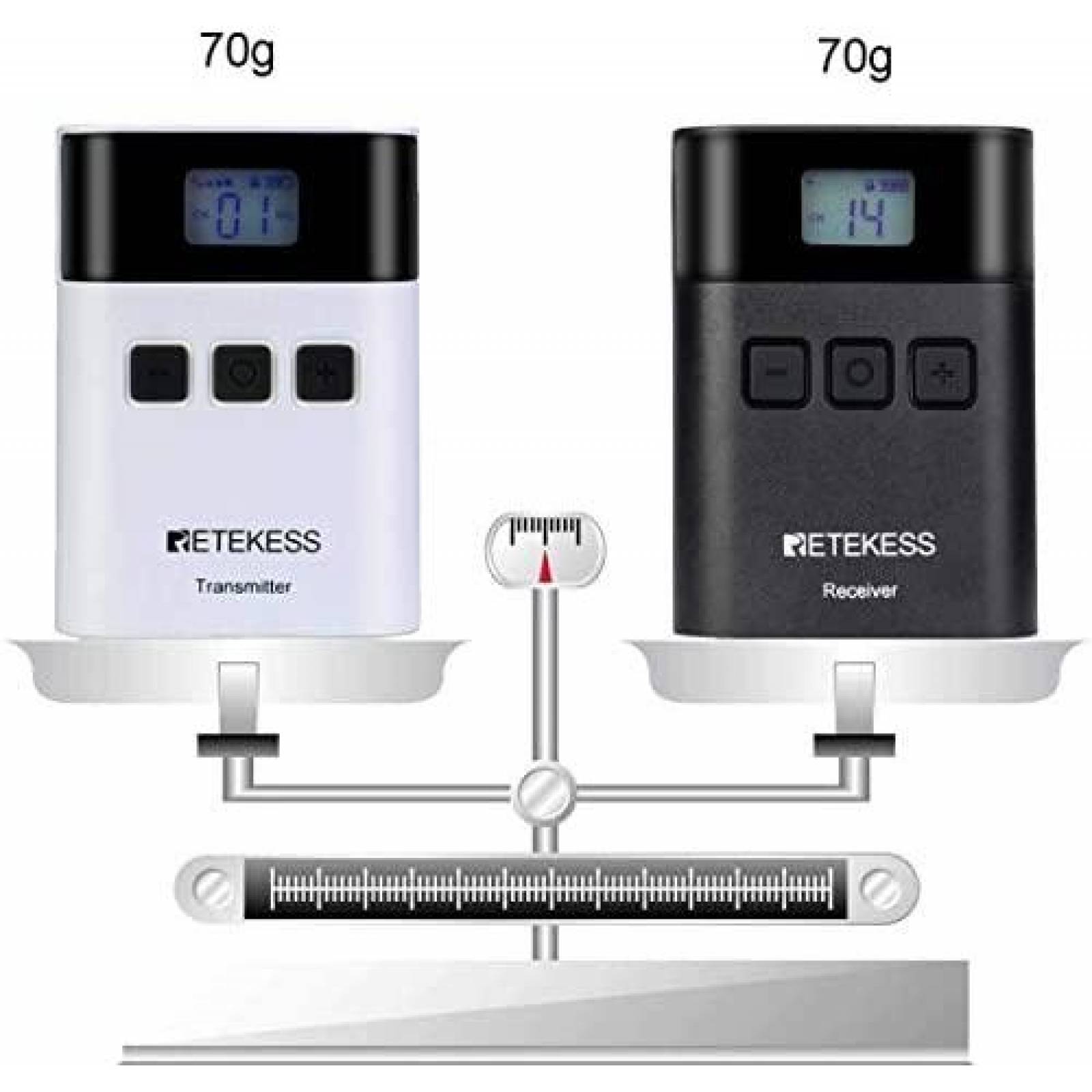 Audio transmisor Retekess FF9488A-F9488BX5 5 receptores