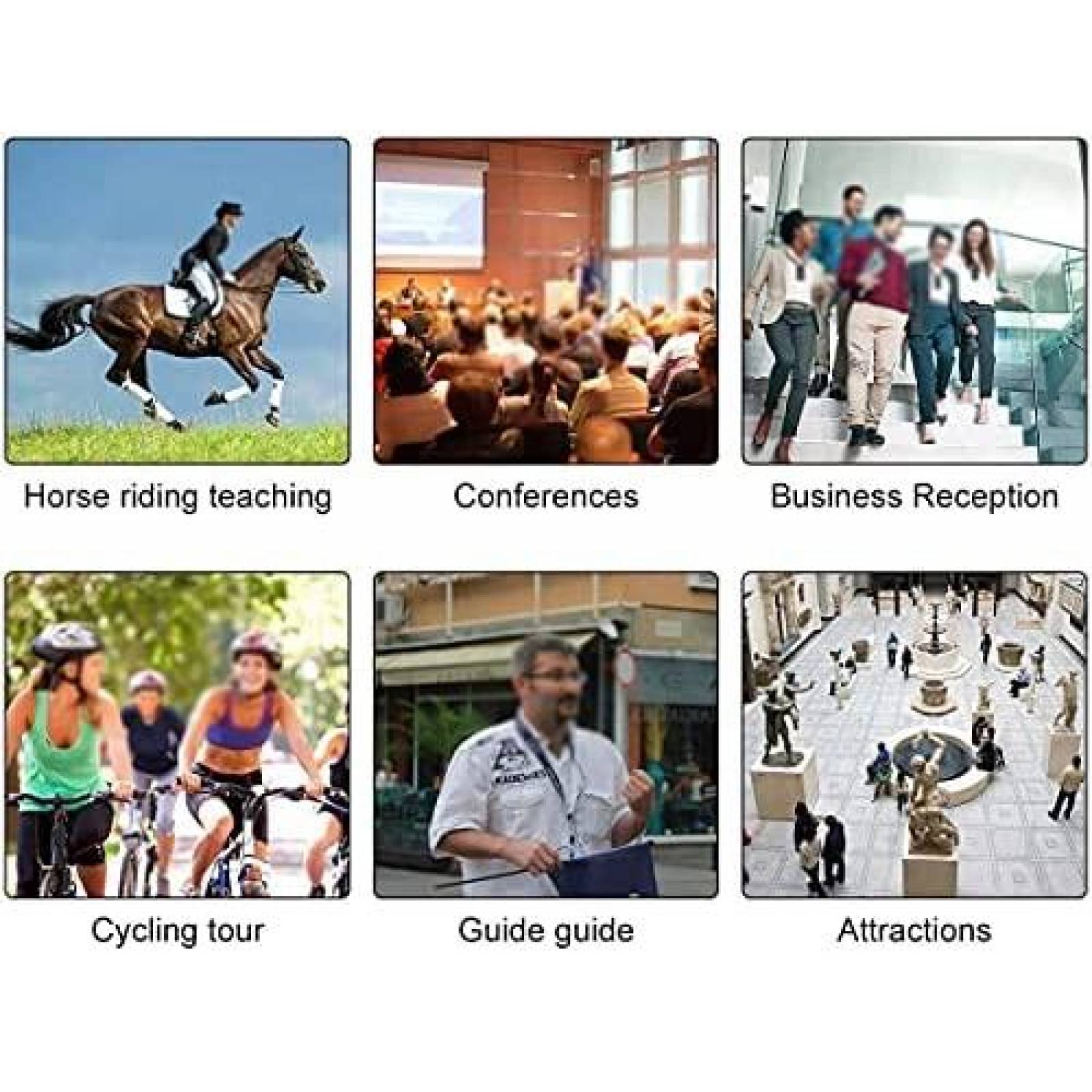 Audio transmisor Retekess FF9488A-F9488BX5 5 receptores