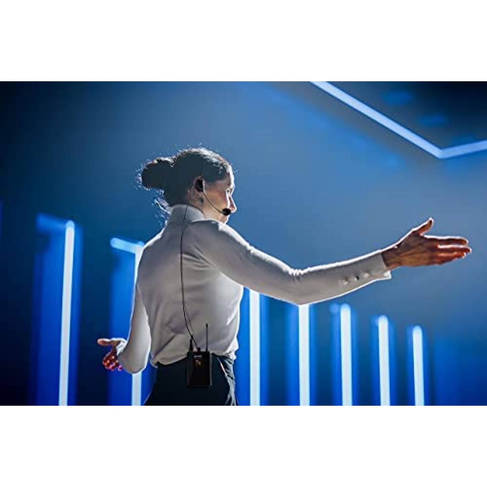 Micrfono de solapa Gemini Sound con adaptador inalmbrico