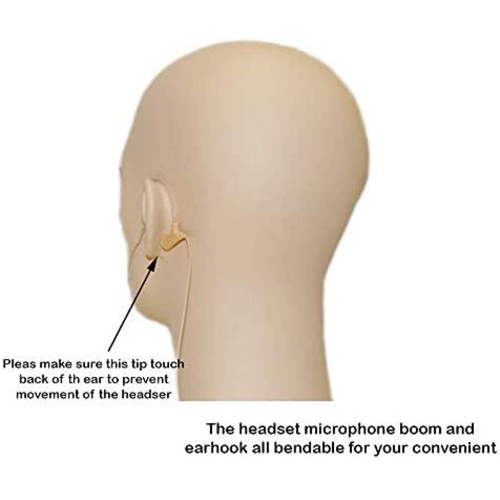 Micrfono U-Voice Ultra Ligero con Audfonos -Caf