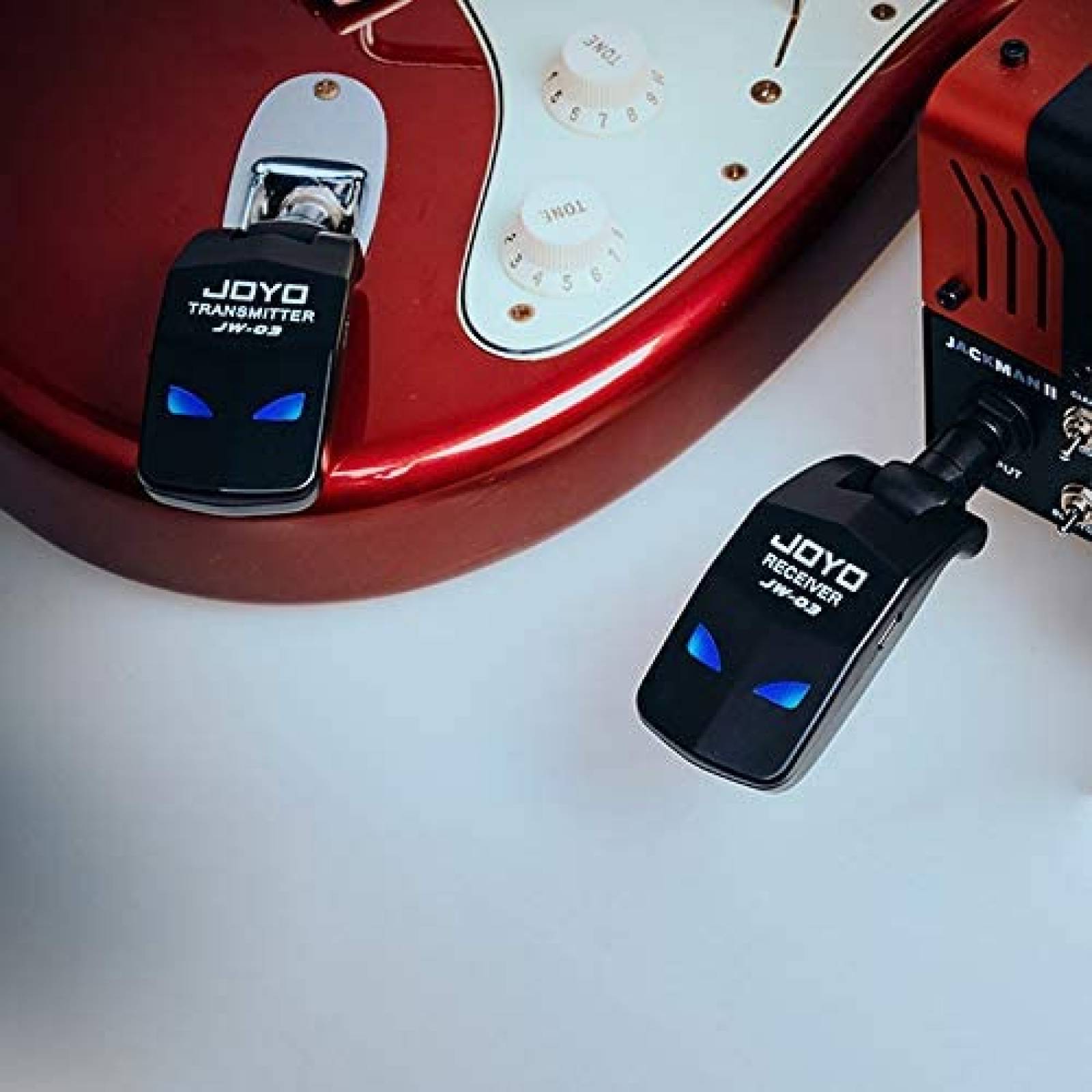 Transmisor y Receptor JOYO JW-03 2.4GHz para Guitarra -Negro