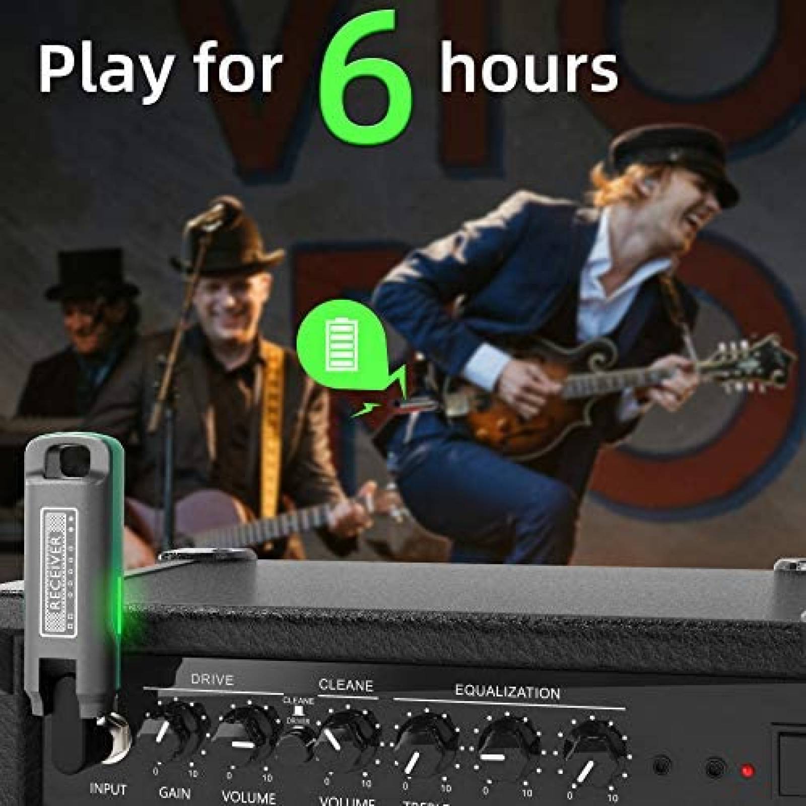 Switch Guitarra Westshell wireless G7 Inalmbrico Transmisor