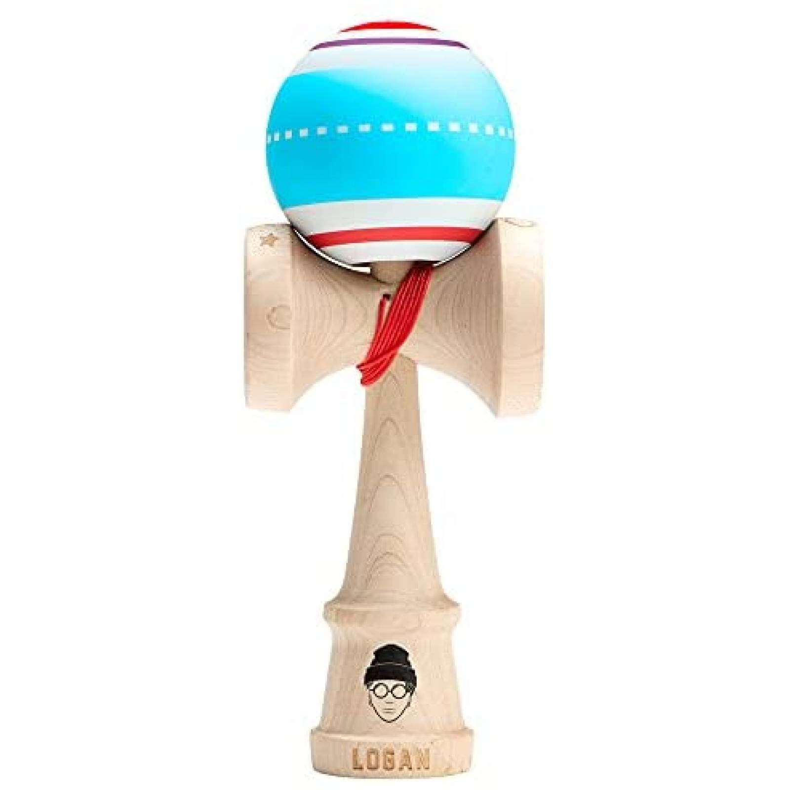 Juguete de destreza Kendama USA Logan Tosta Pro madera