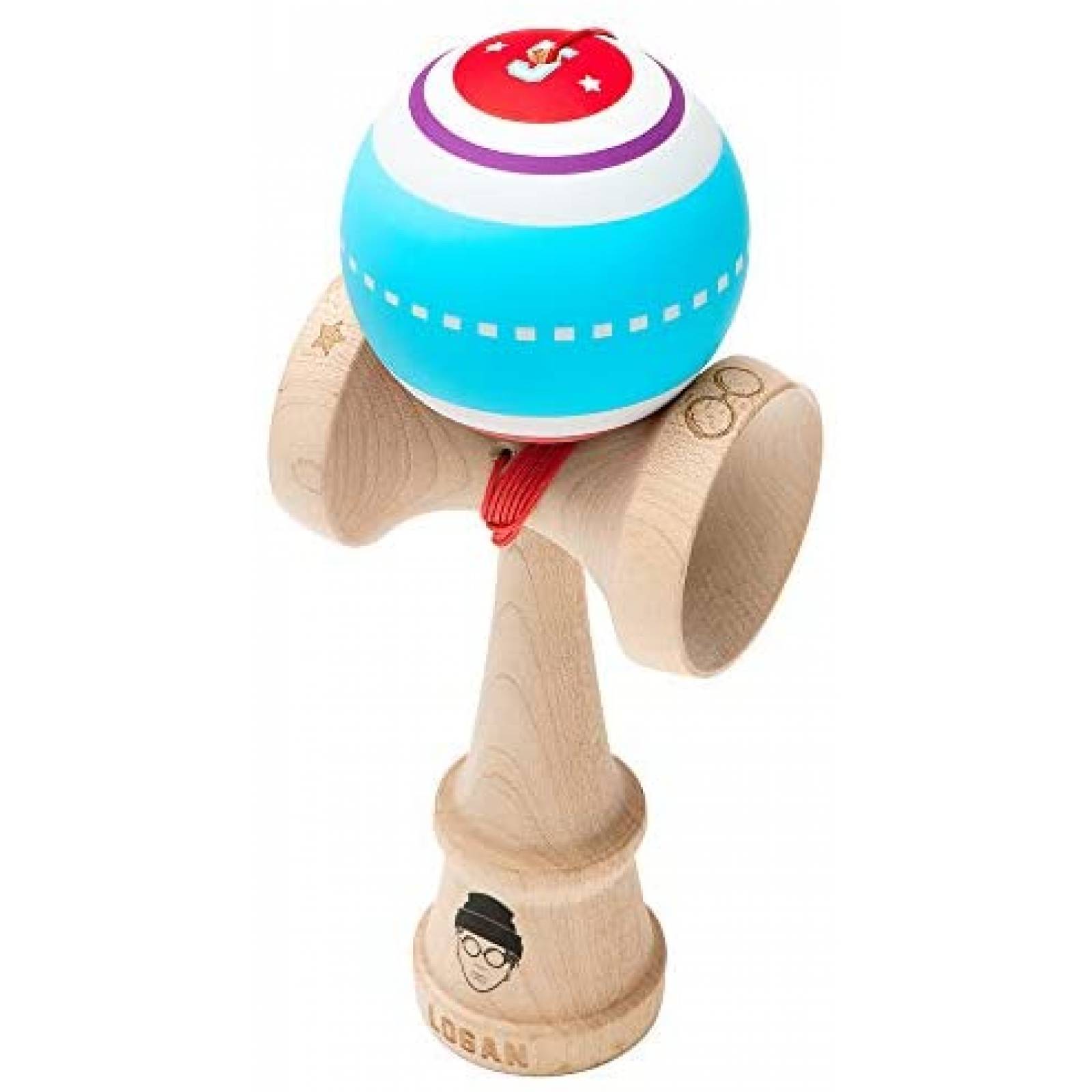 Juguete de destreza Kendama USA Logan Tosta Pro madera
