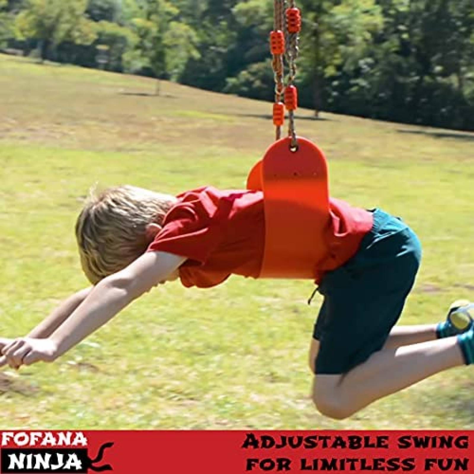 Tirolesa para nios Fofana 45 piezas Obstculos 8 aos y mas