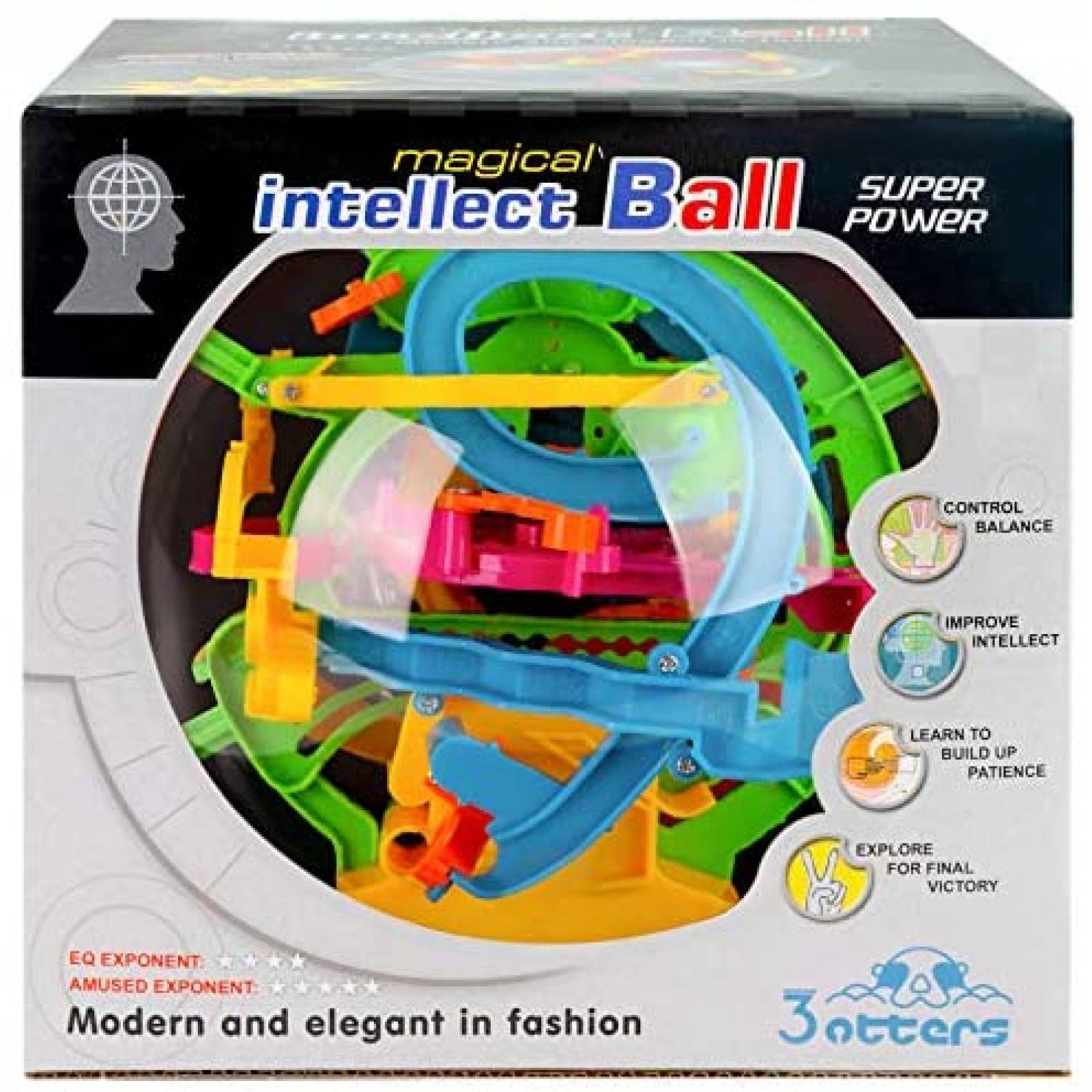 Esfera laberinto 3 otters 138 obstculos Interactivos