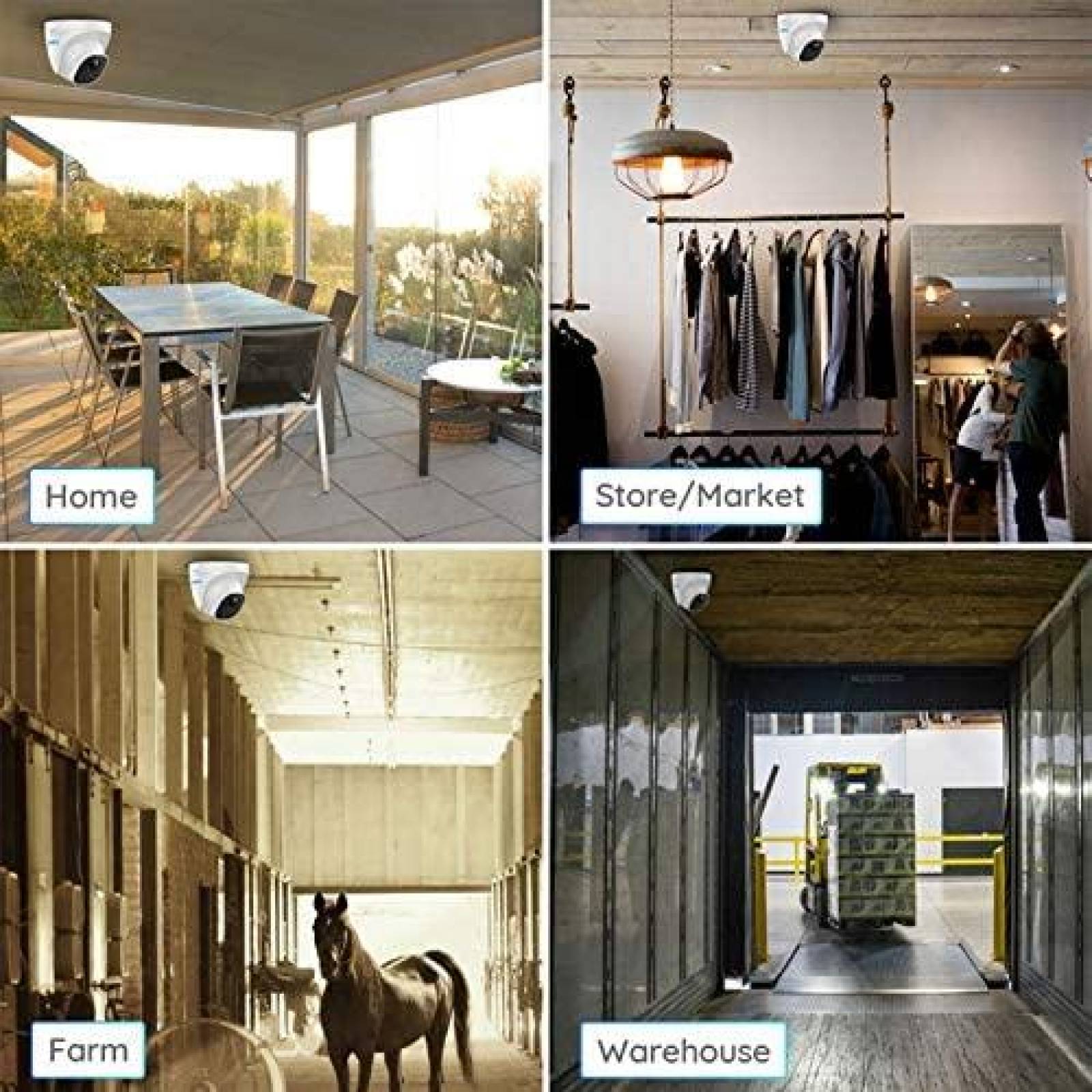 Sistema de Vigilancia REOLINK 8 Cmaras 4K 16 Canales 8MP