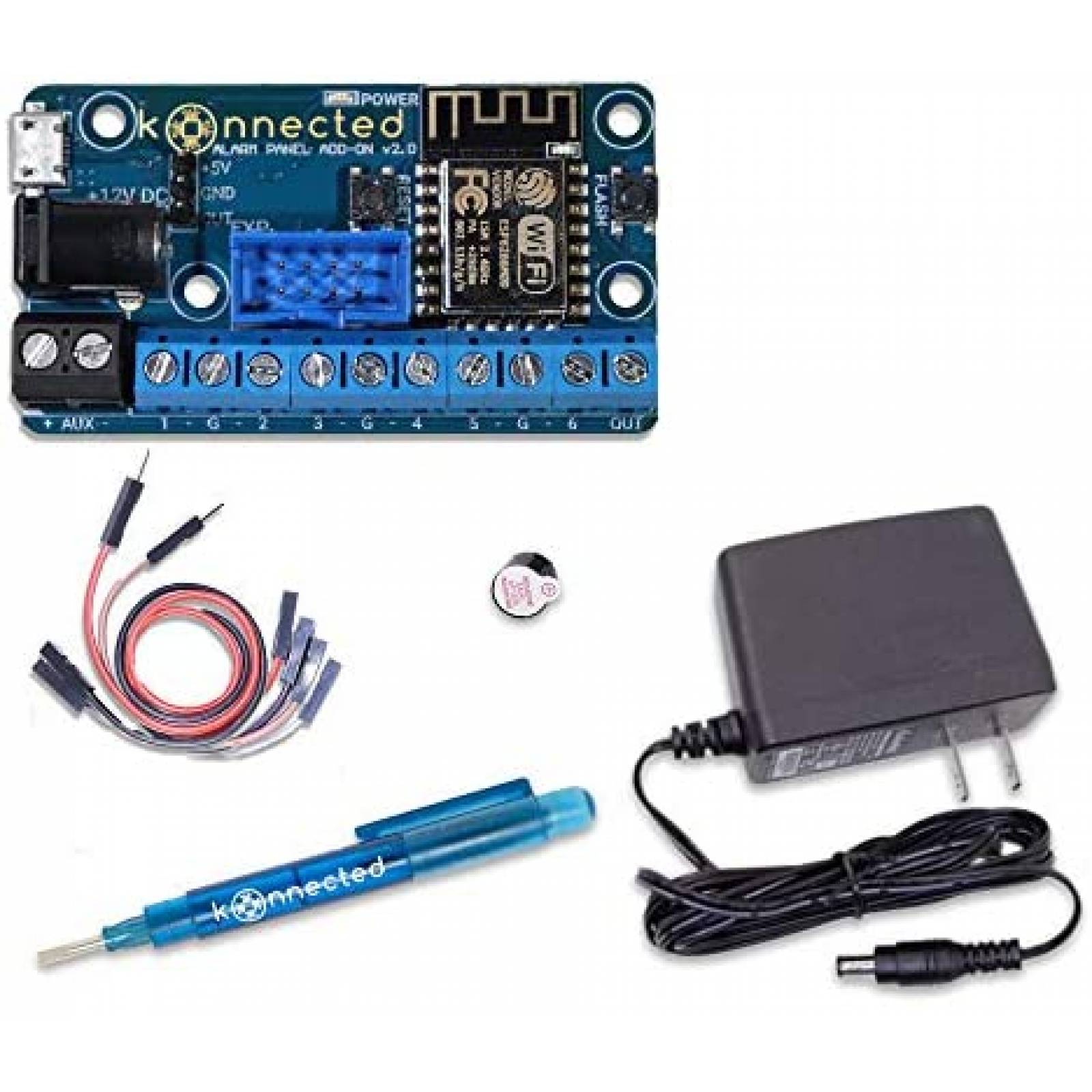 Kit de sistema de alarma Konnected Alarm Panel con cable