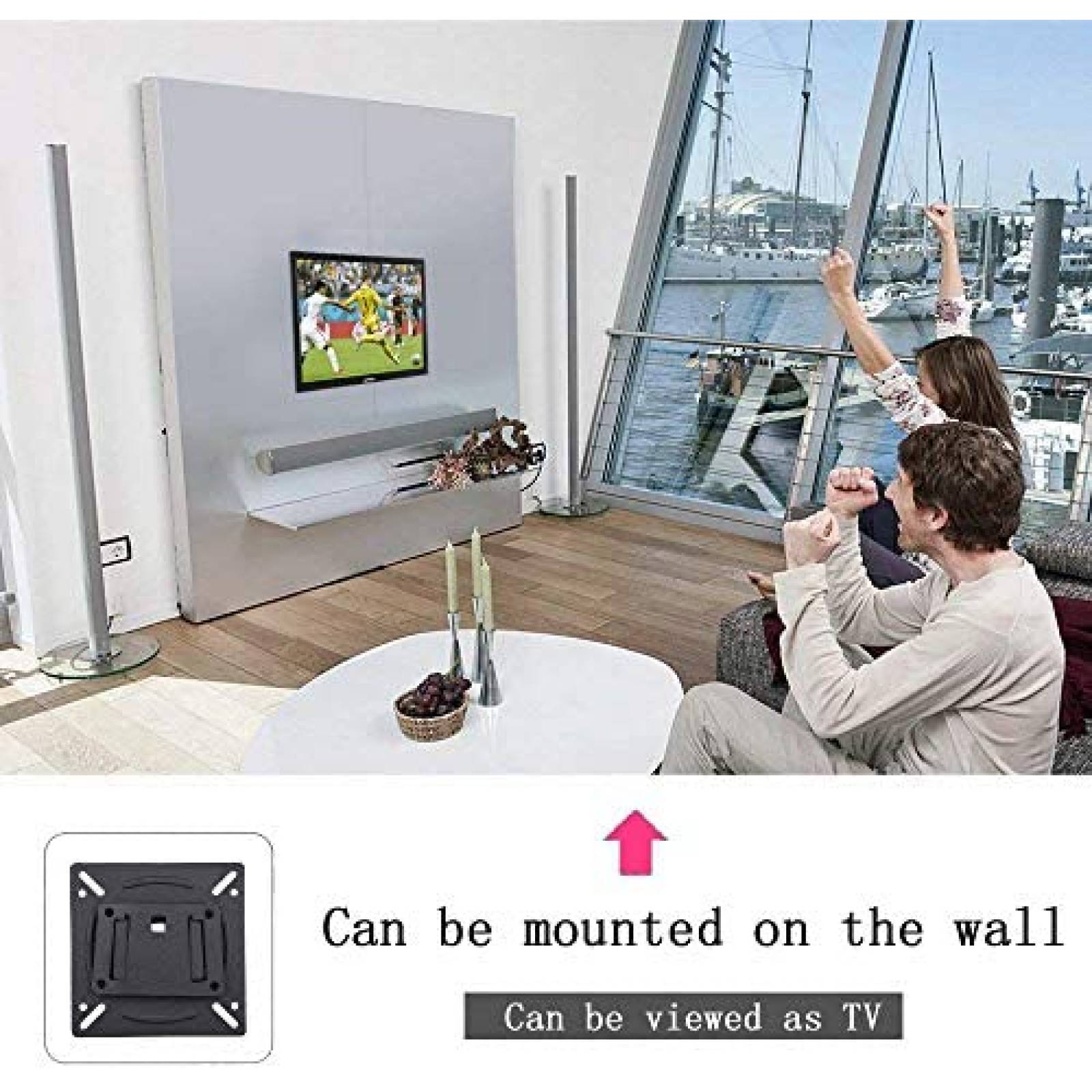 Monitor Benmiuko de 14'' 1024x768 HD HDMI/USB/VGA -Negro