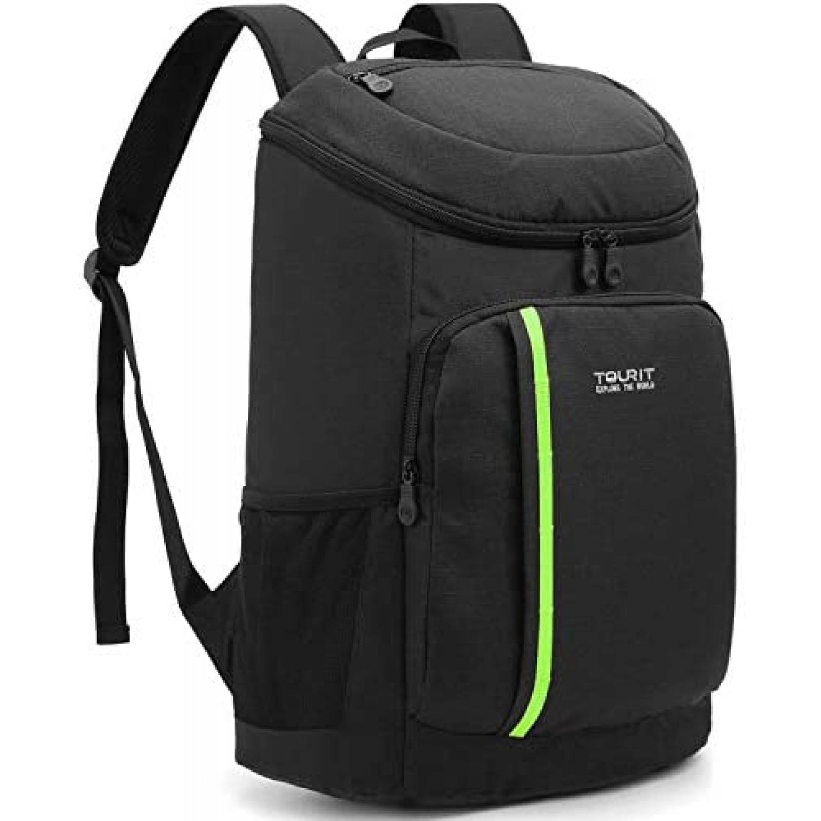 Mochila Tourit Cooler 30 Latas Insulada Ligera - Negro