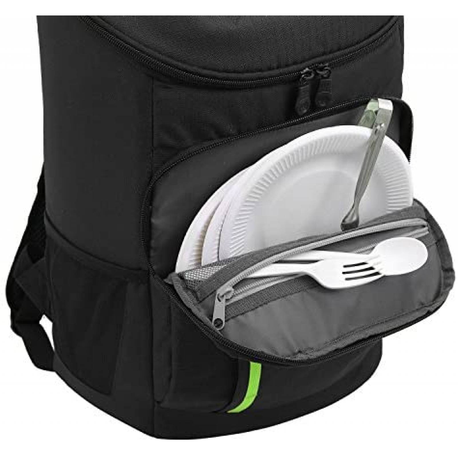 Mochila Tourit Cooler 30 Latas Insulada Ligera - Negro