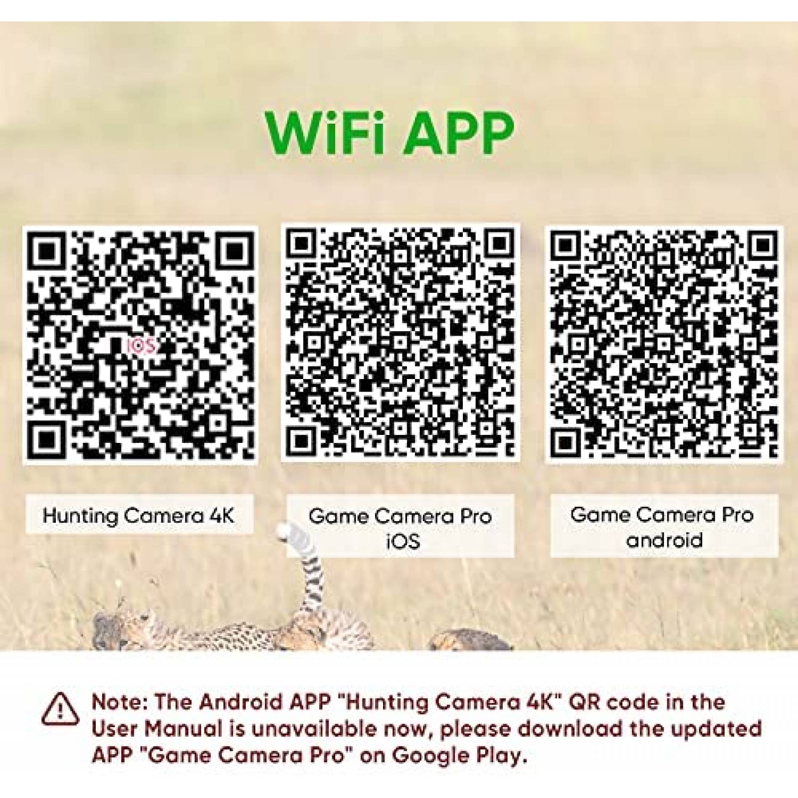 Cmara ECOVOX 4K 30MP WiFi Trail impermeable bluetooth