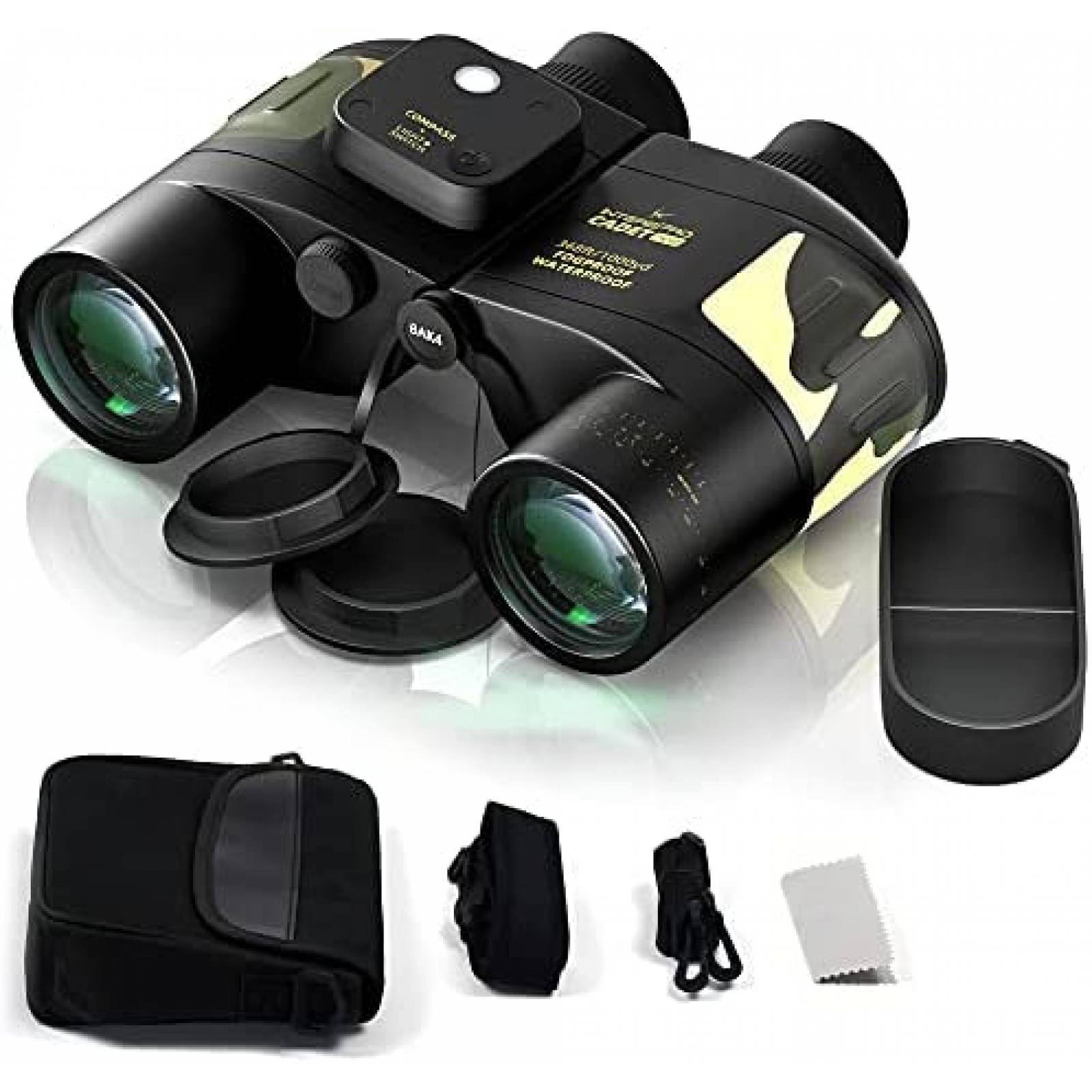 Binoculares INTEREPRO 7x50 Impermeables Tipo Marine -Negro