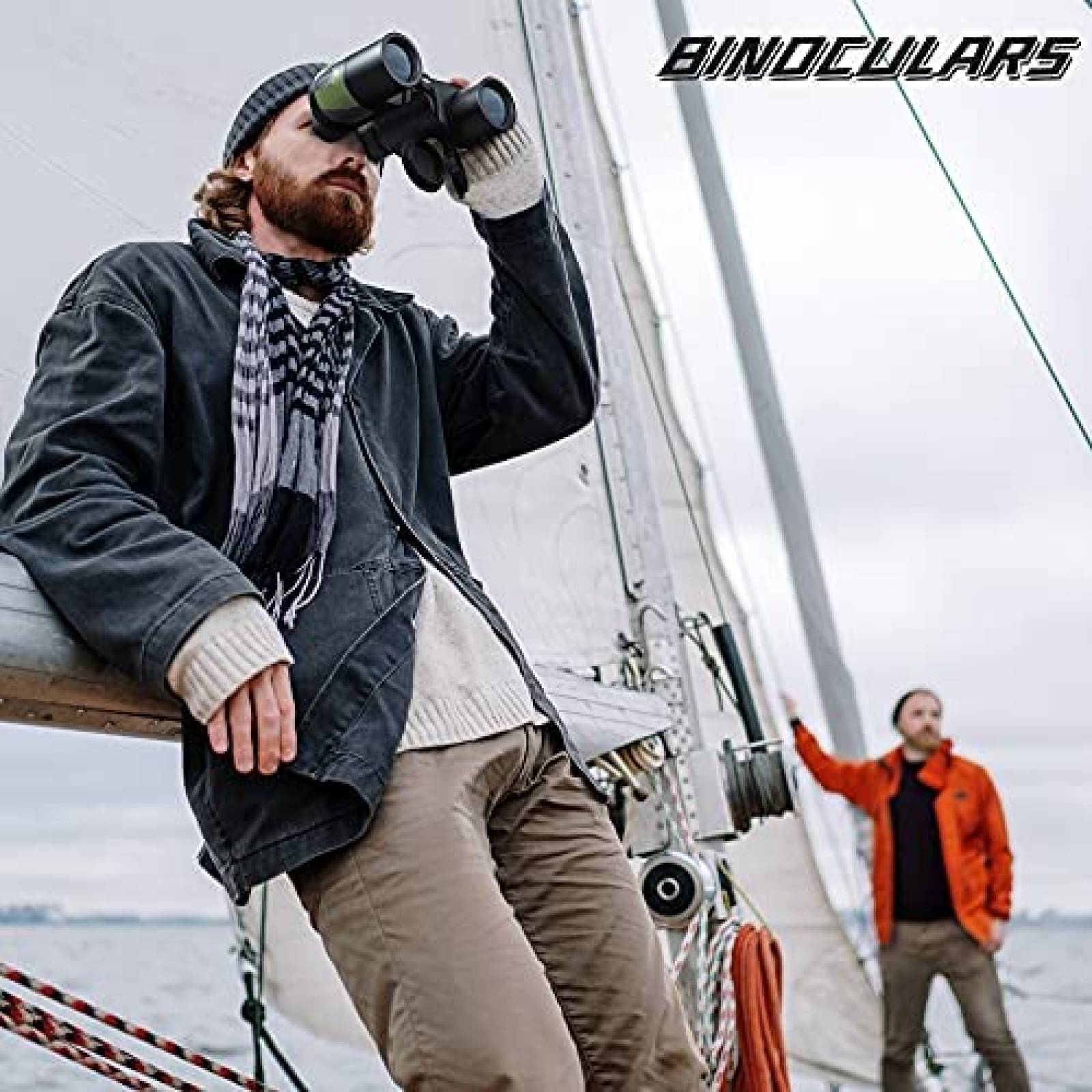 Binoculares INTEREPRO 7x50 Impermeables Tipo Marine -Negro